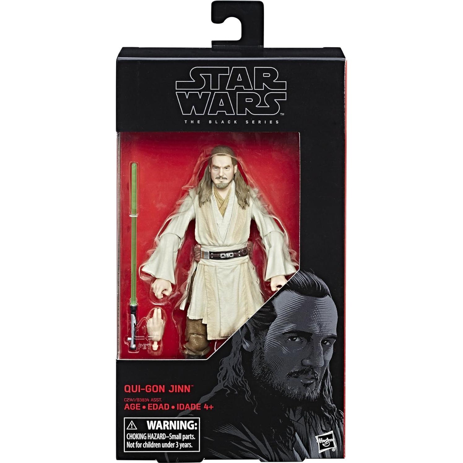 Figura Qui-Gon Jinn 15.24 cm Star Wars La Amenaza Fantasma