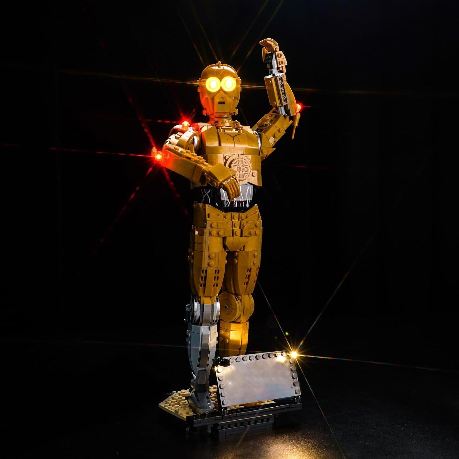 Kit de Luz LED Hilight para Figura Droide C-3PO LEGO 75398