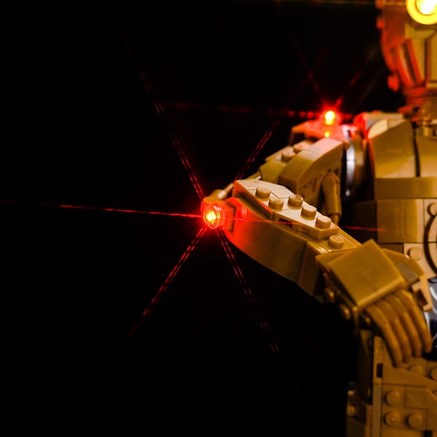 Kit de Luz LED Hilight para Figura Droide C-3PO LEGO 75398