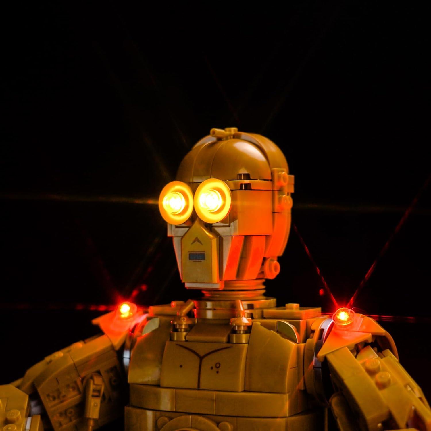 Kit de Luz LED Hilight para Figura Droide C-3PO LEGO 75398