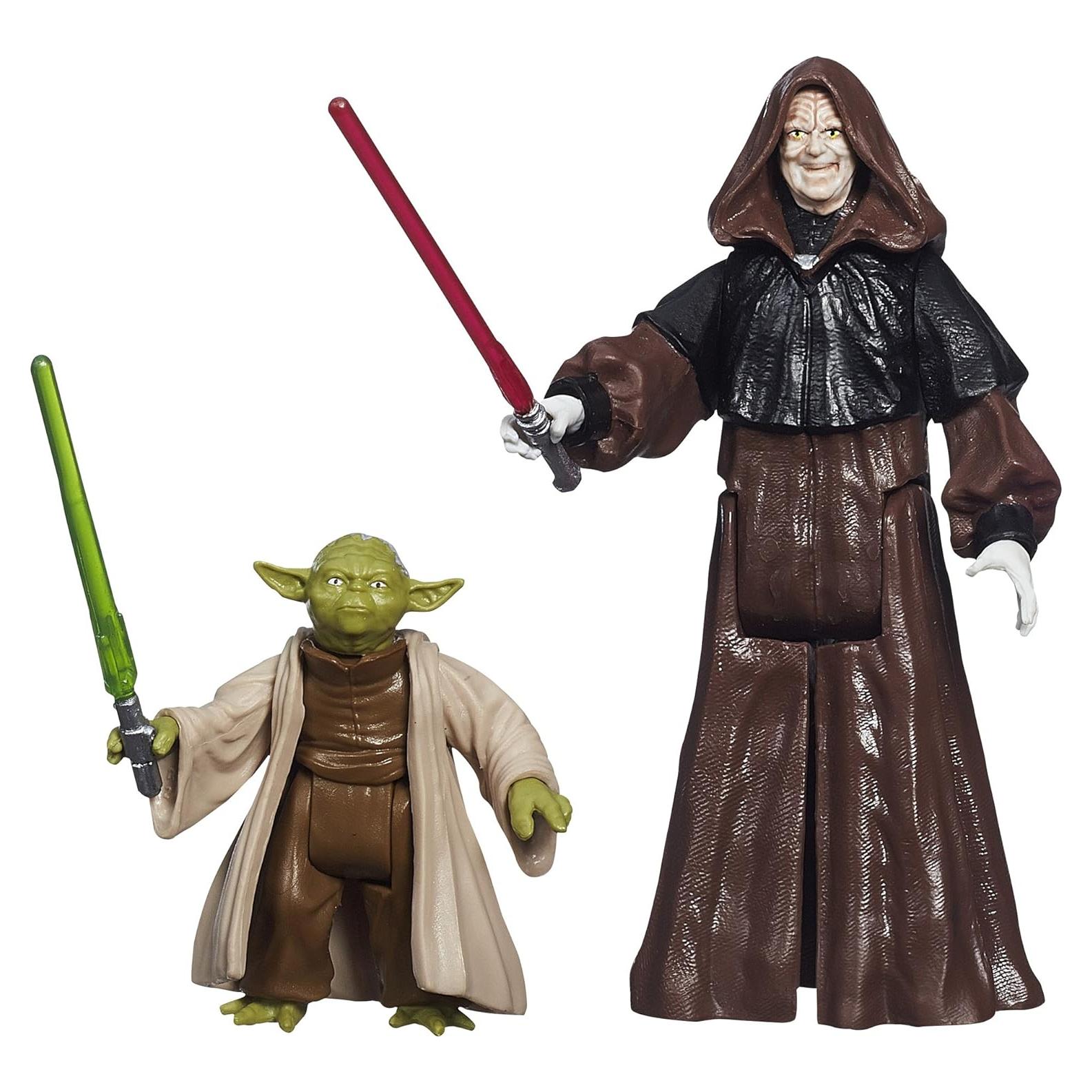 Conjunto de Figuras Star Wars Yoda y Darth Sidious - Hasbro