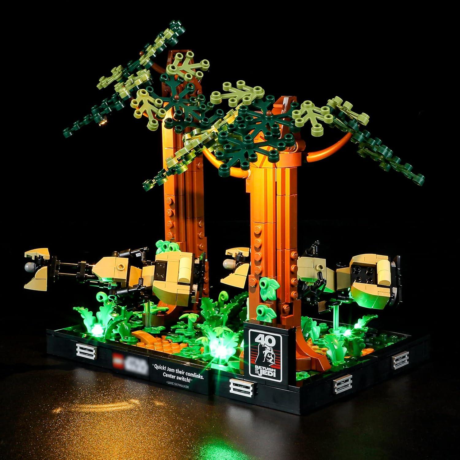 Kit de Luz LED YEABRICKS para Diorama Star Wars 75353