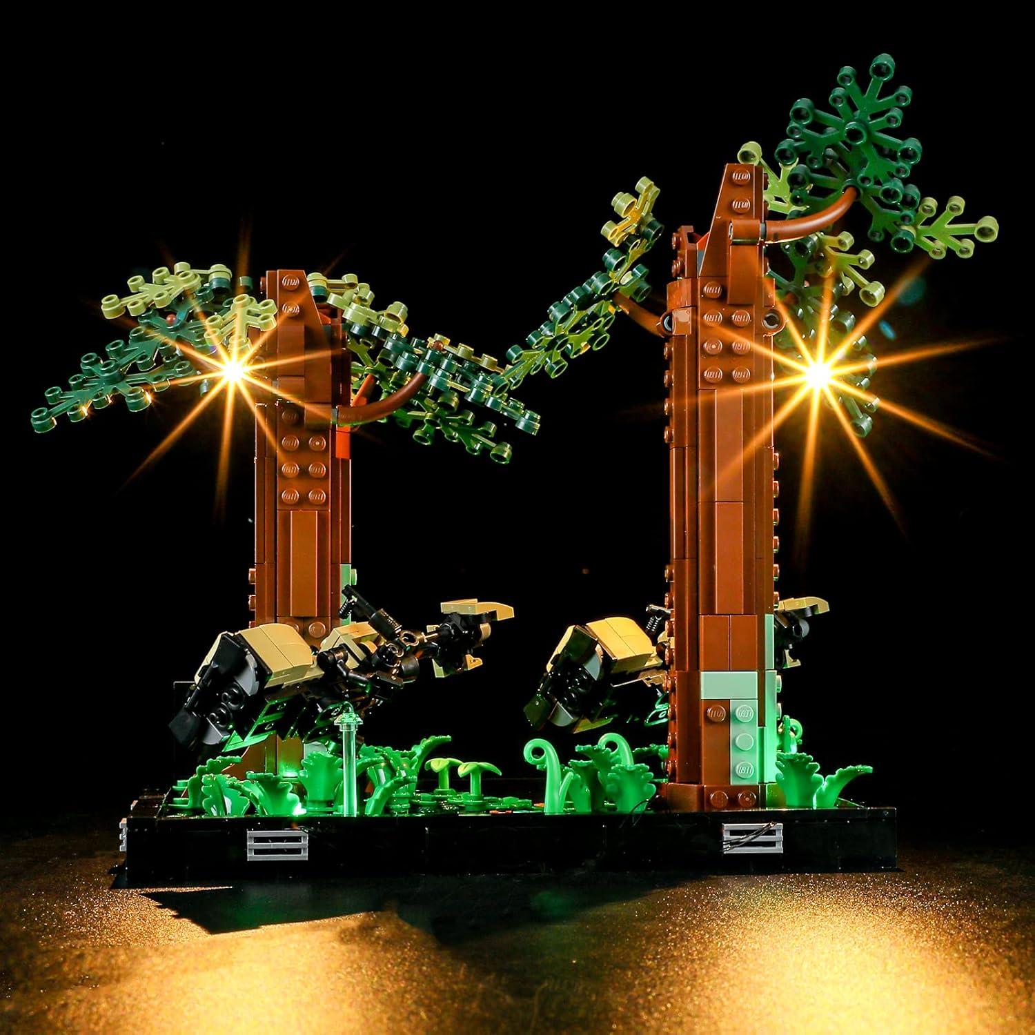 Kit de Luz LED YEABRICKS para Diorama Star Wars 75353