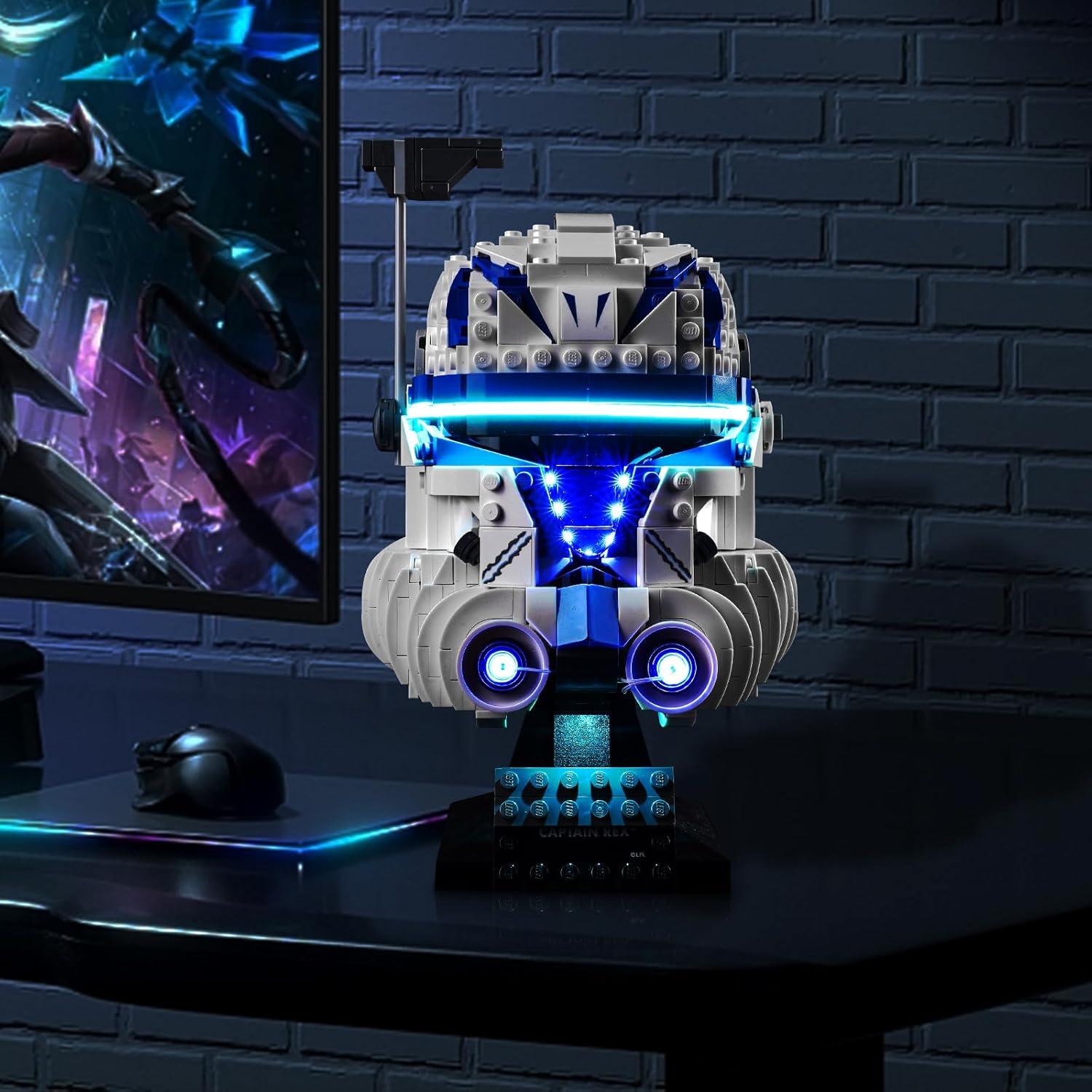 Kit de Luz LED Hilighting para Casco Lego Capitán Rex