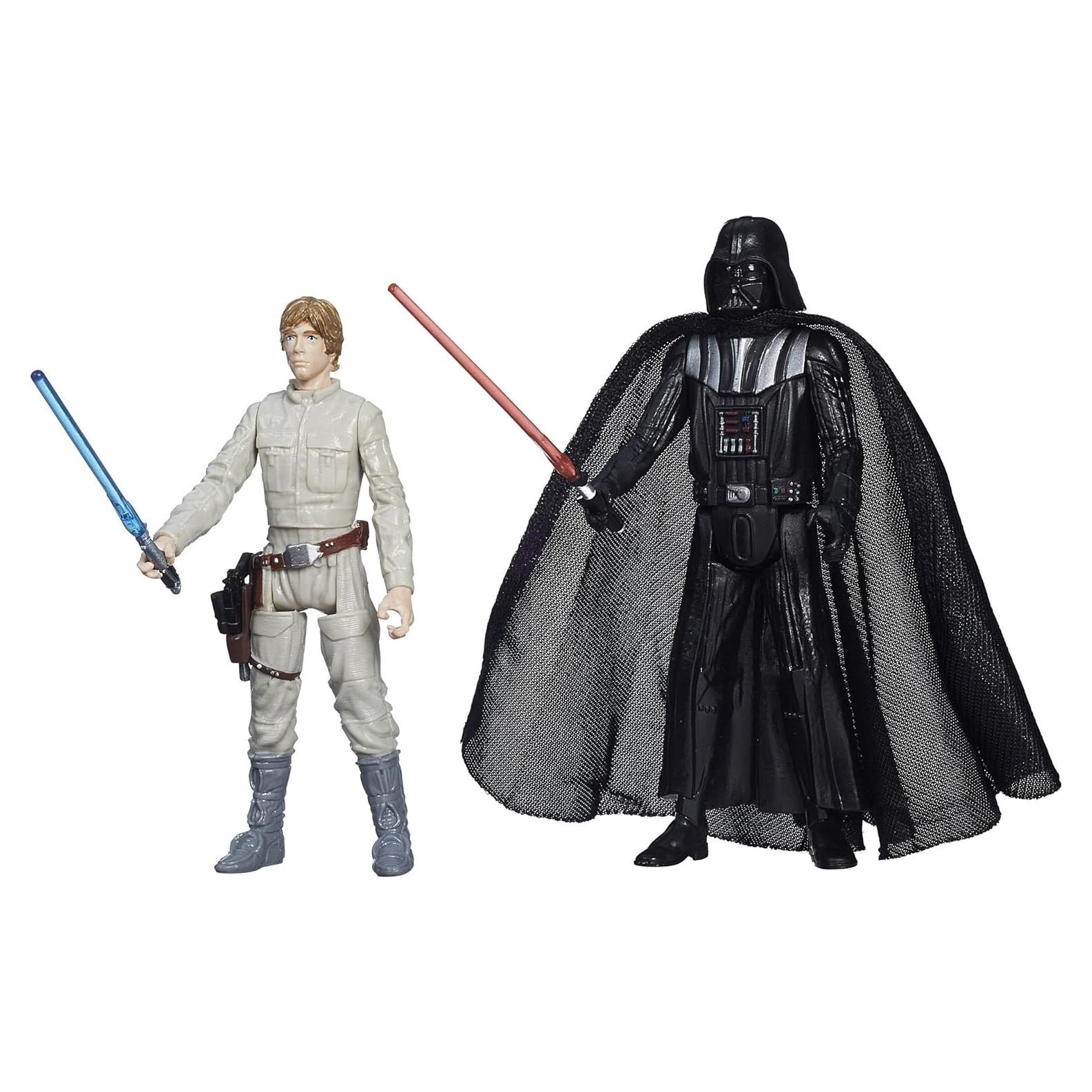 Conjunto de Figuras Star Wars Hasbro - Darth Vader y Luke Skywalker