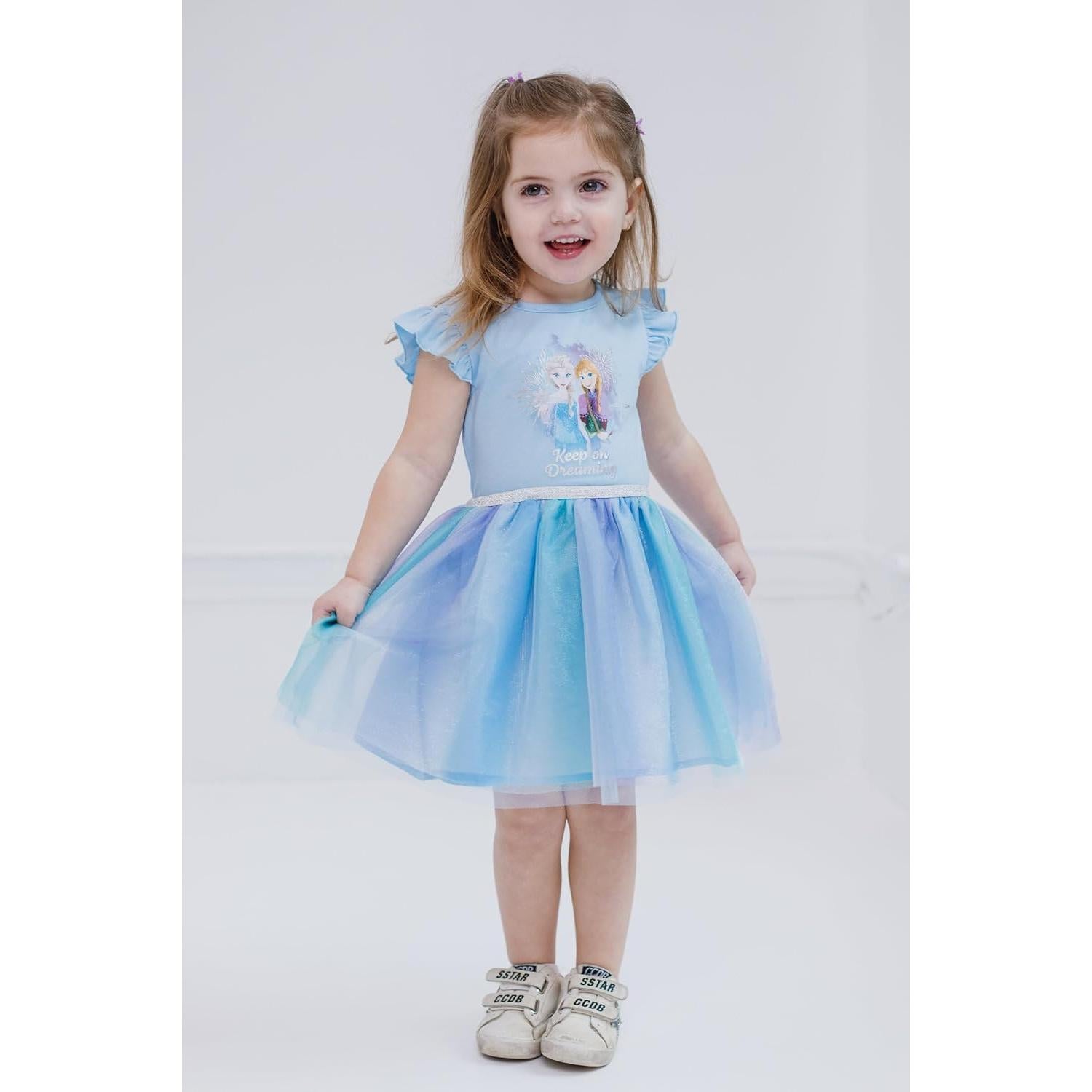 Vestido Tutu de Tul Disney para Niñas 10-12 Años Azul Ombre