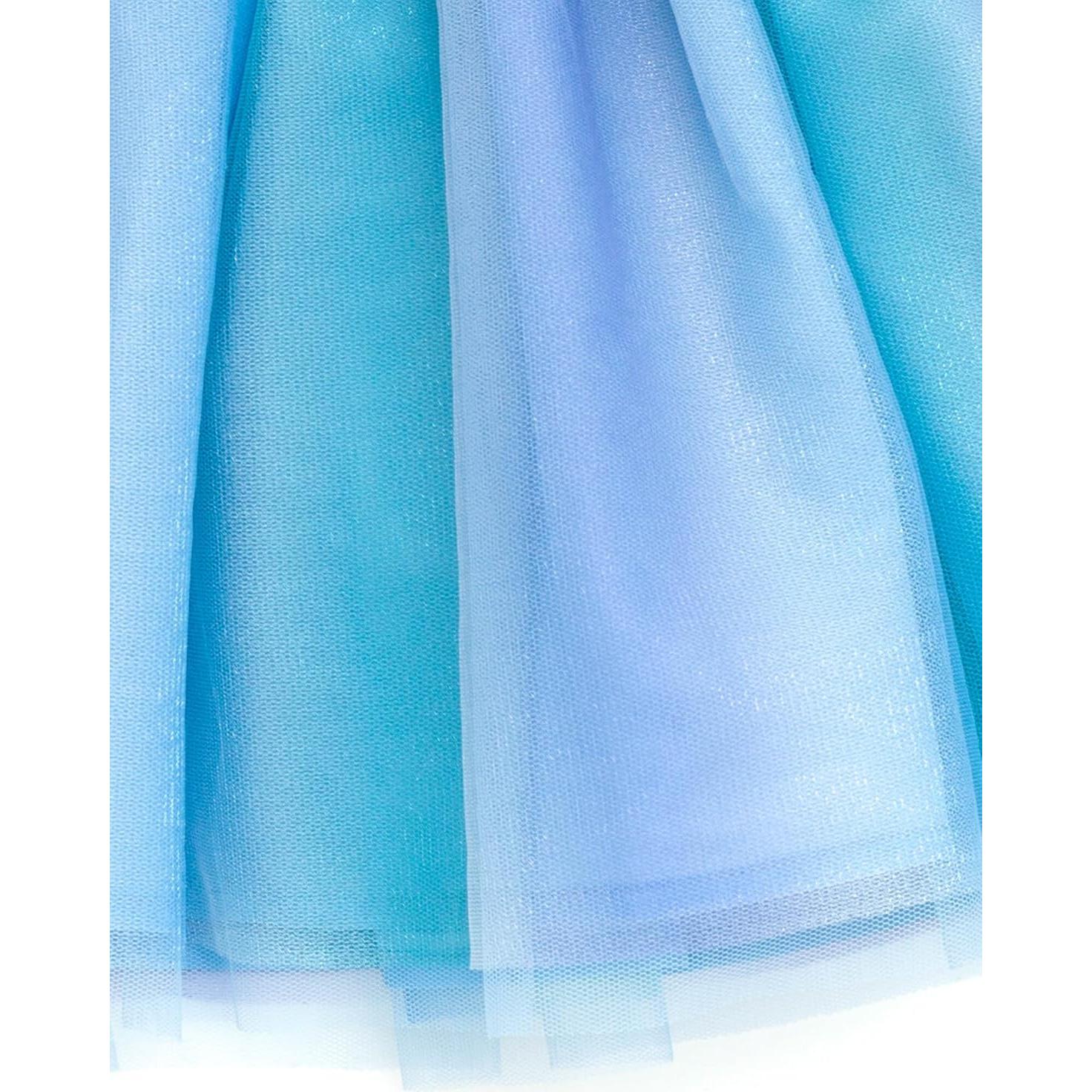 Vestido Tutu de Tul Disney para Niñas 10-12 Años Azul Ombre