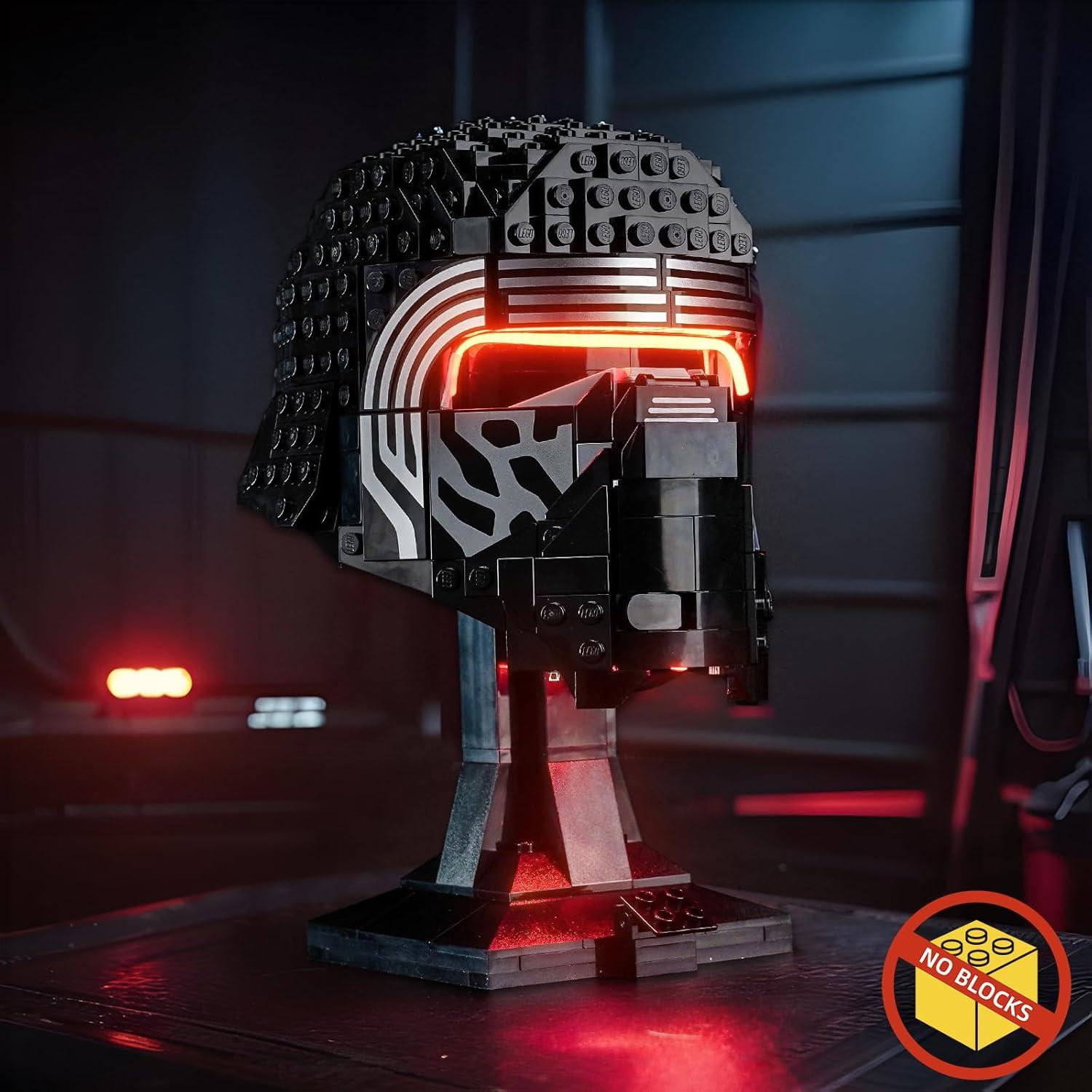 Luz LED BrickBling para Casco Lego Kylo Ren 75415 - Clásica
