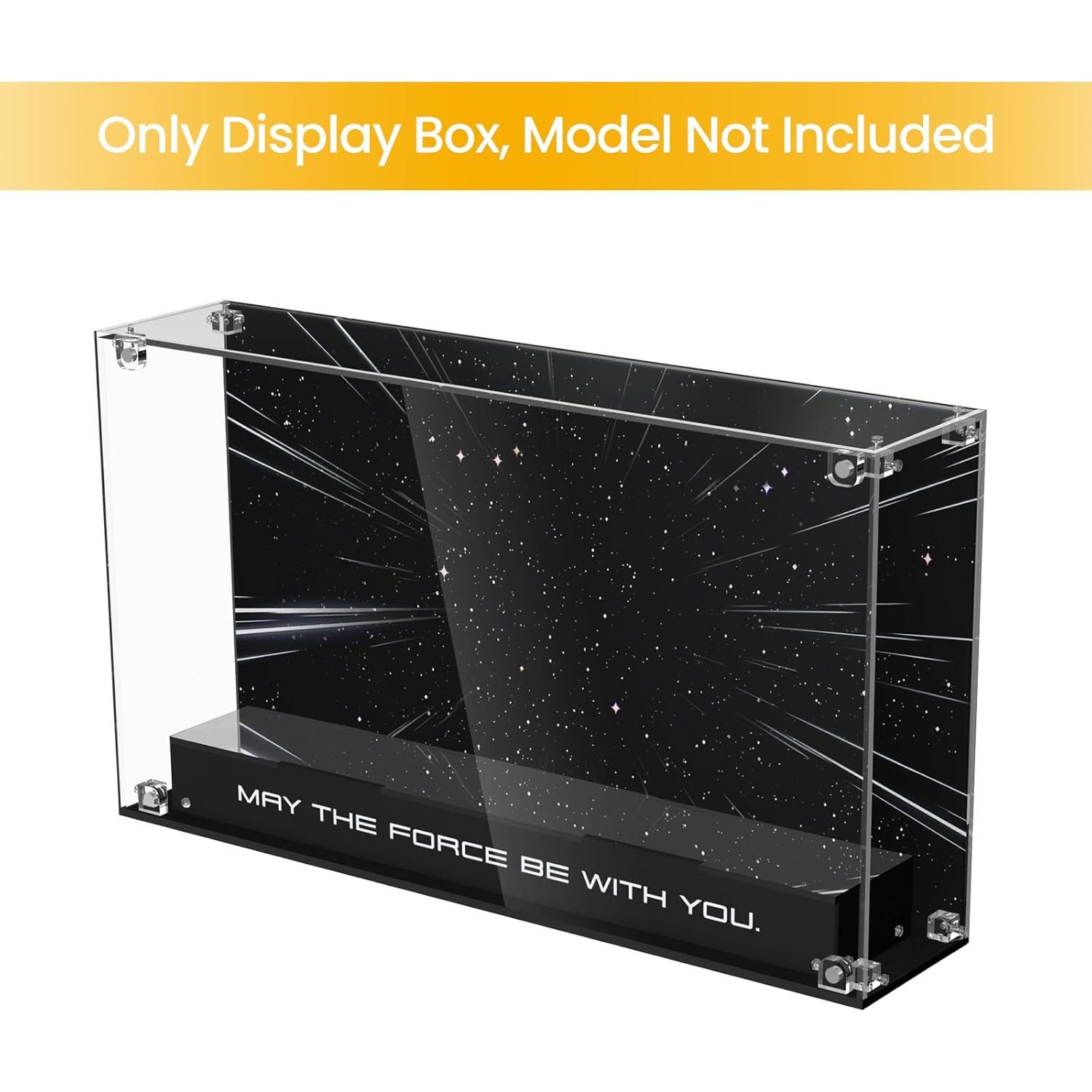 Caja de Exhibición Acrílica NAOCARD para Lego 75407 - Transparente