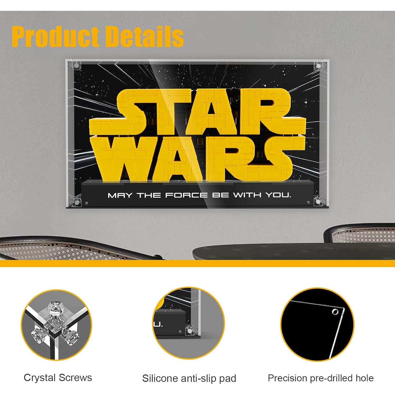 Caja de Exhibición Acrílica NAOCARD para Lego 75407 - Transparente