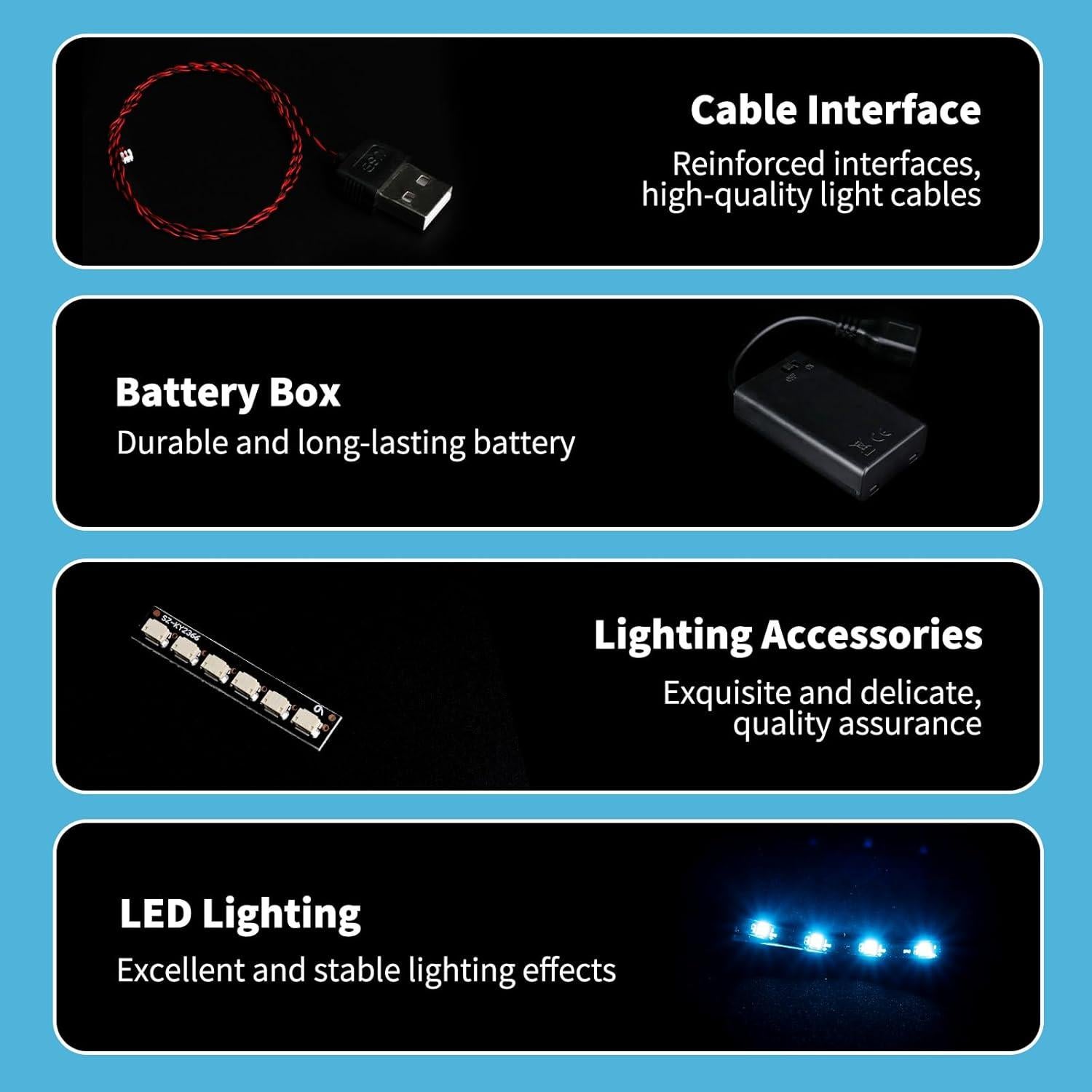 Kit de Luz LED BrickSoul para Lego Venator 75367 - Ilumina Star Destroyer