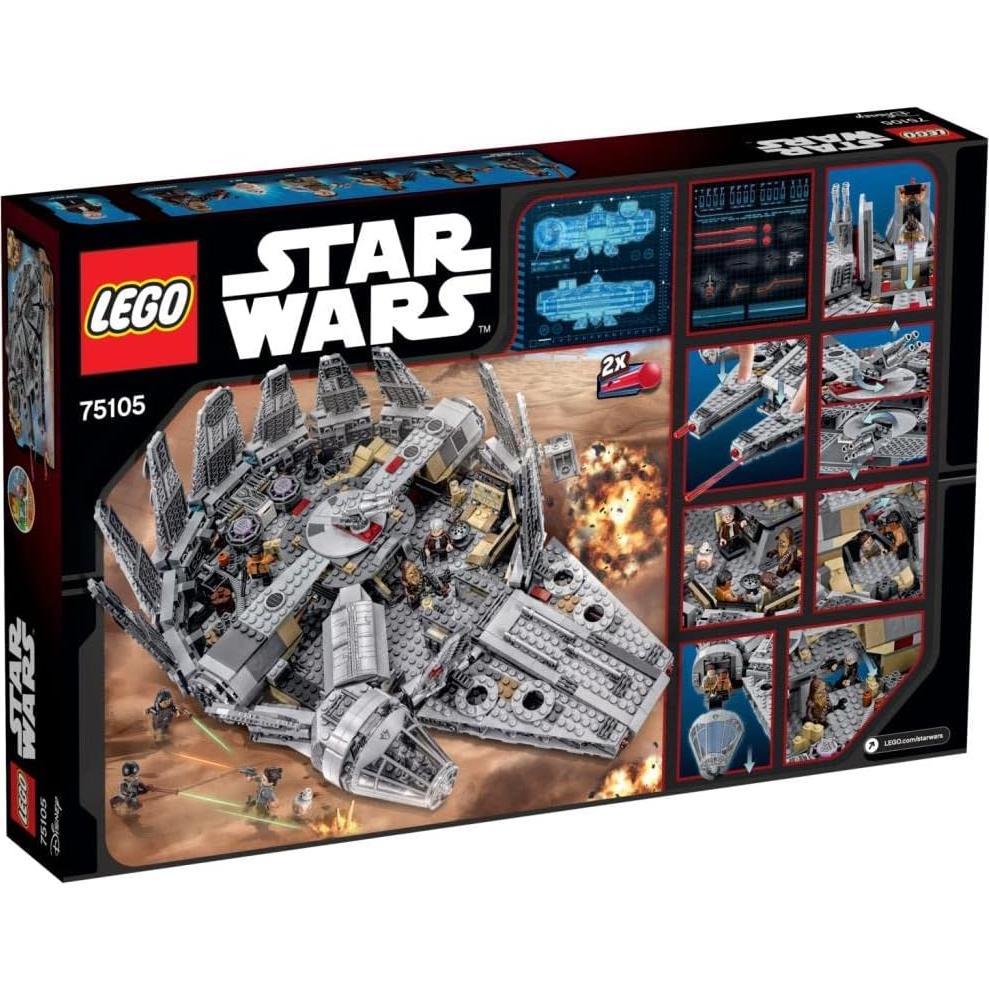 LEGO Star Wars Halcón Milenario 75105 - 1329 Piezas