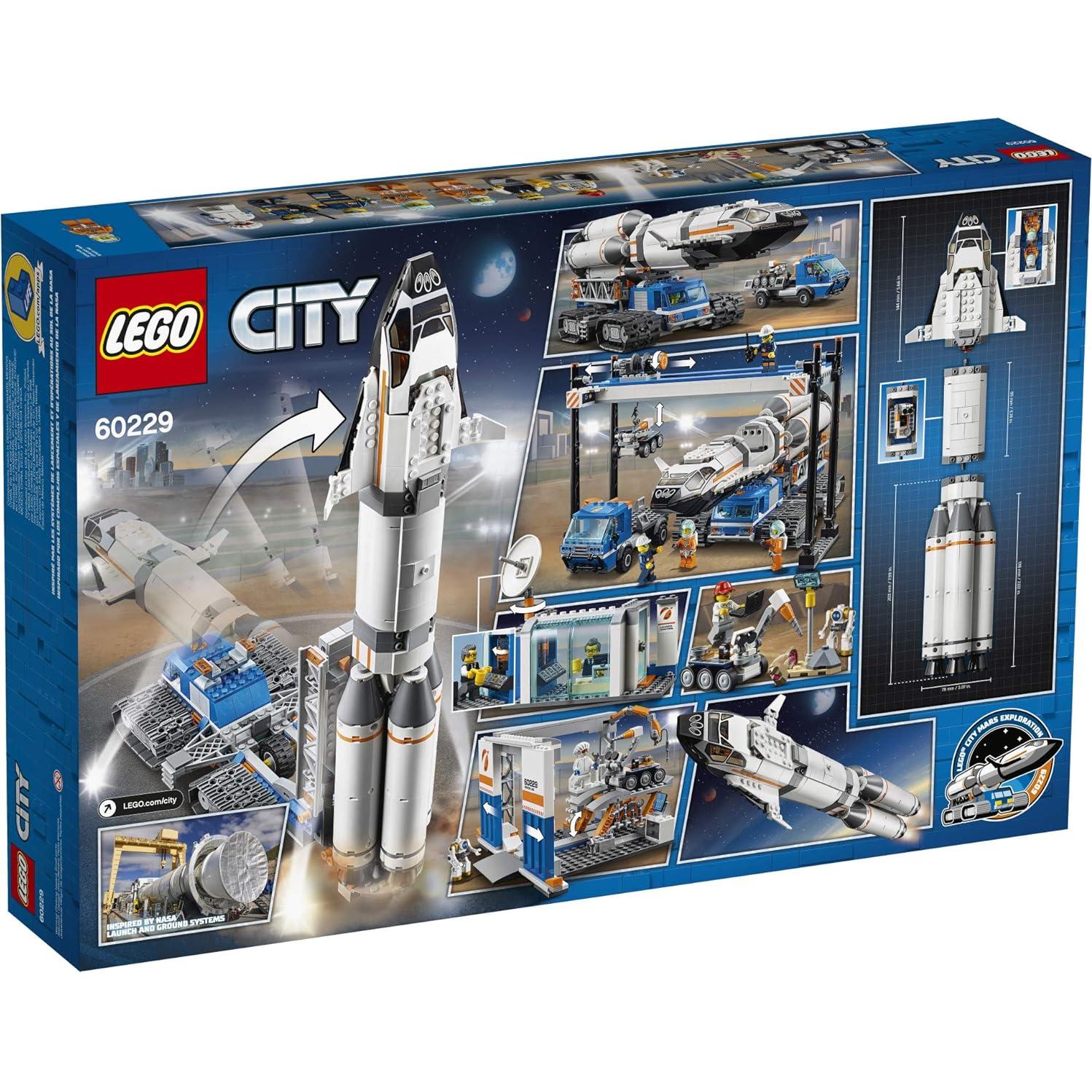 LEGO City Cohete Ensamblaje y Transporte 60229 - 1055 Piezas