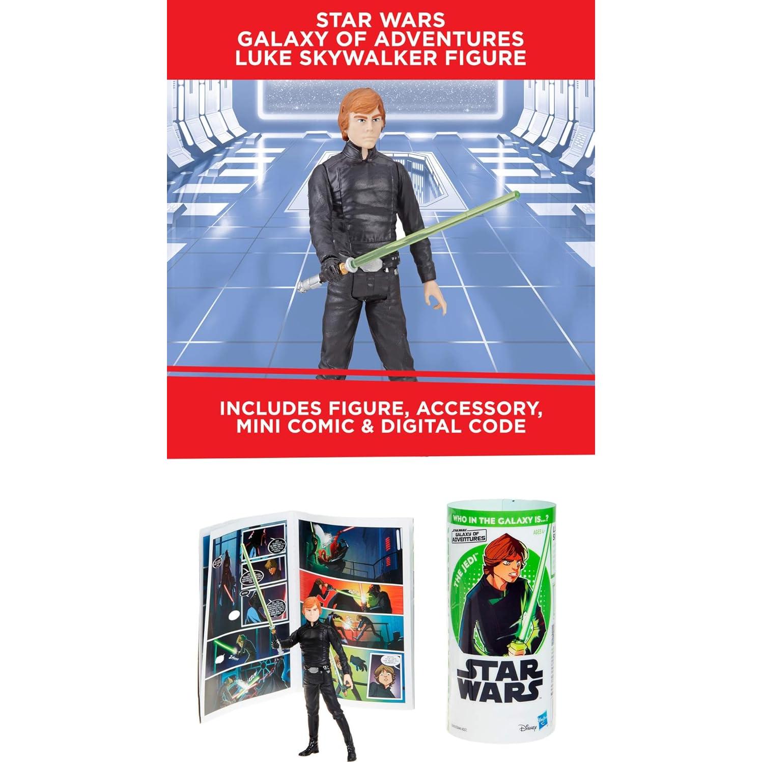 Figura Luke Skywalker 9.53 cm Star Wars Galaxy of Adventures