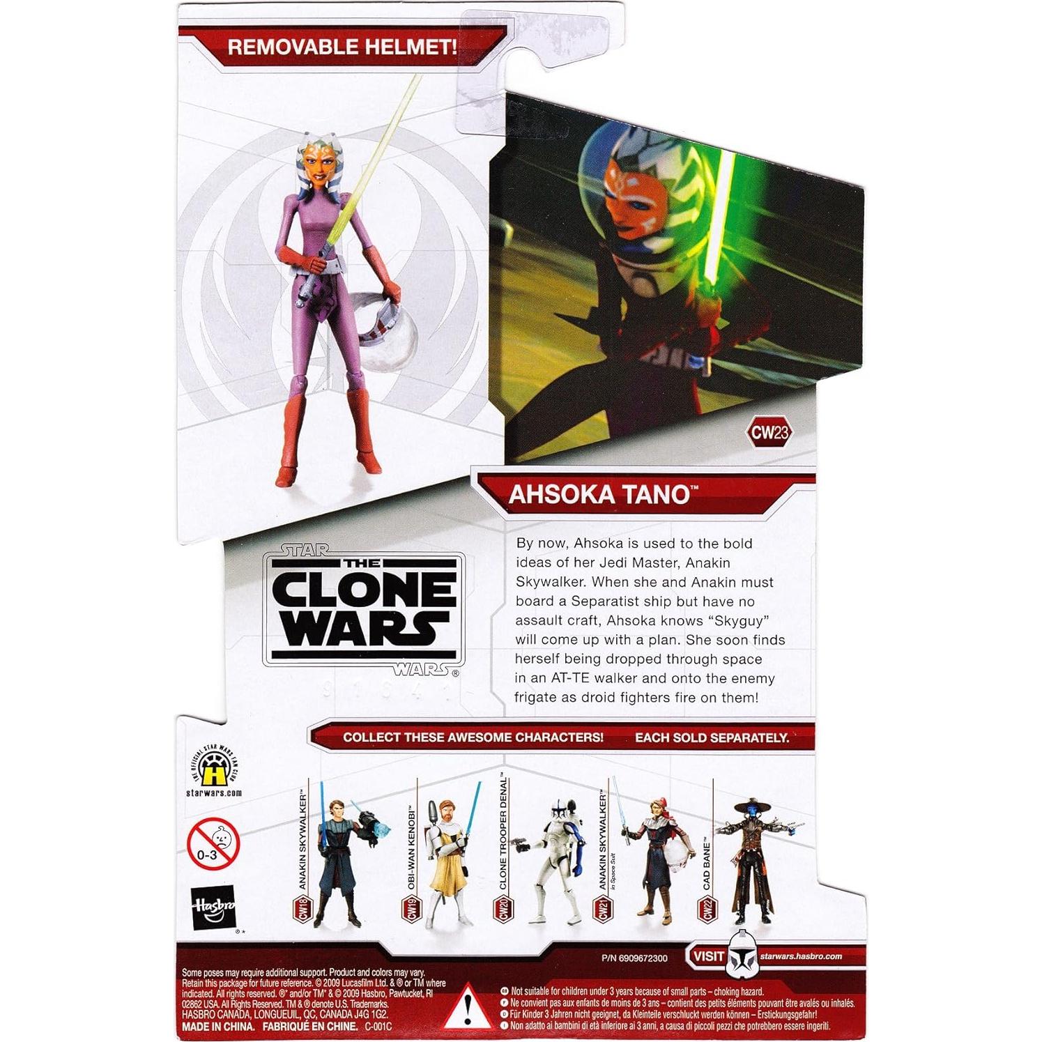 Figura de Acción Ahsoka Tano Star Wars Hasbro CW-23 13 cm