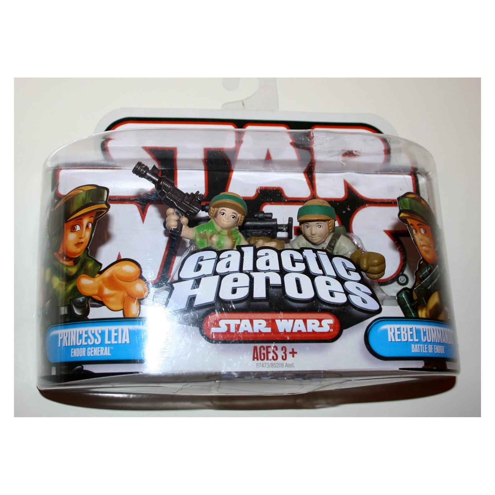 Mini Figuras Star Wars Hasbro - Princesa Leia y Comando Rebelde