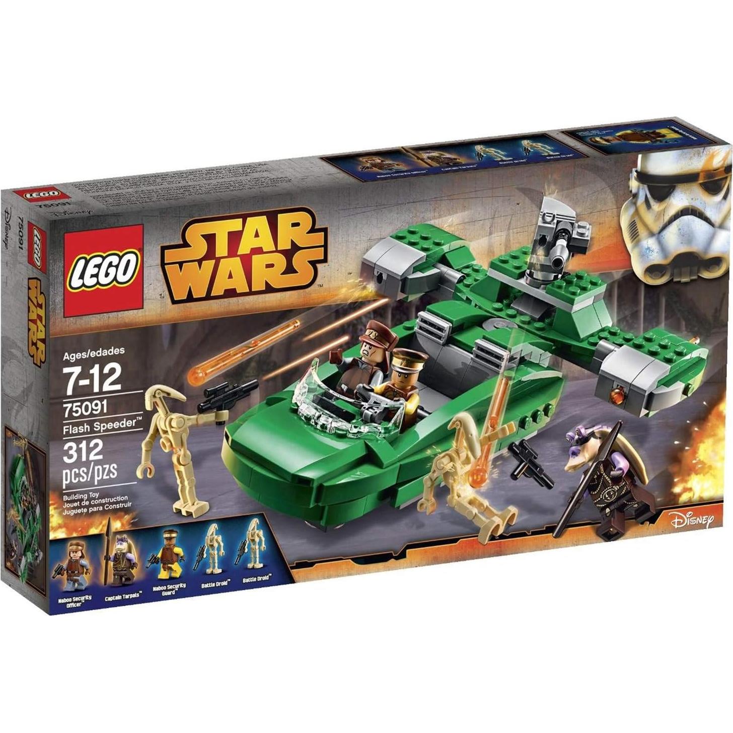 LEGO Star Wars Flash Speeder 75091 Kit de Construcción 4 Minifiguras