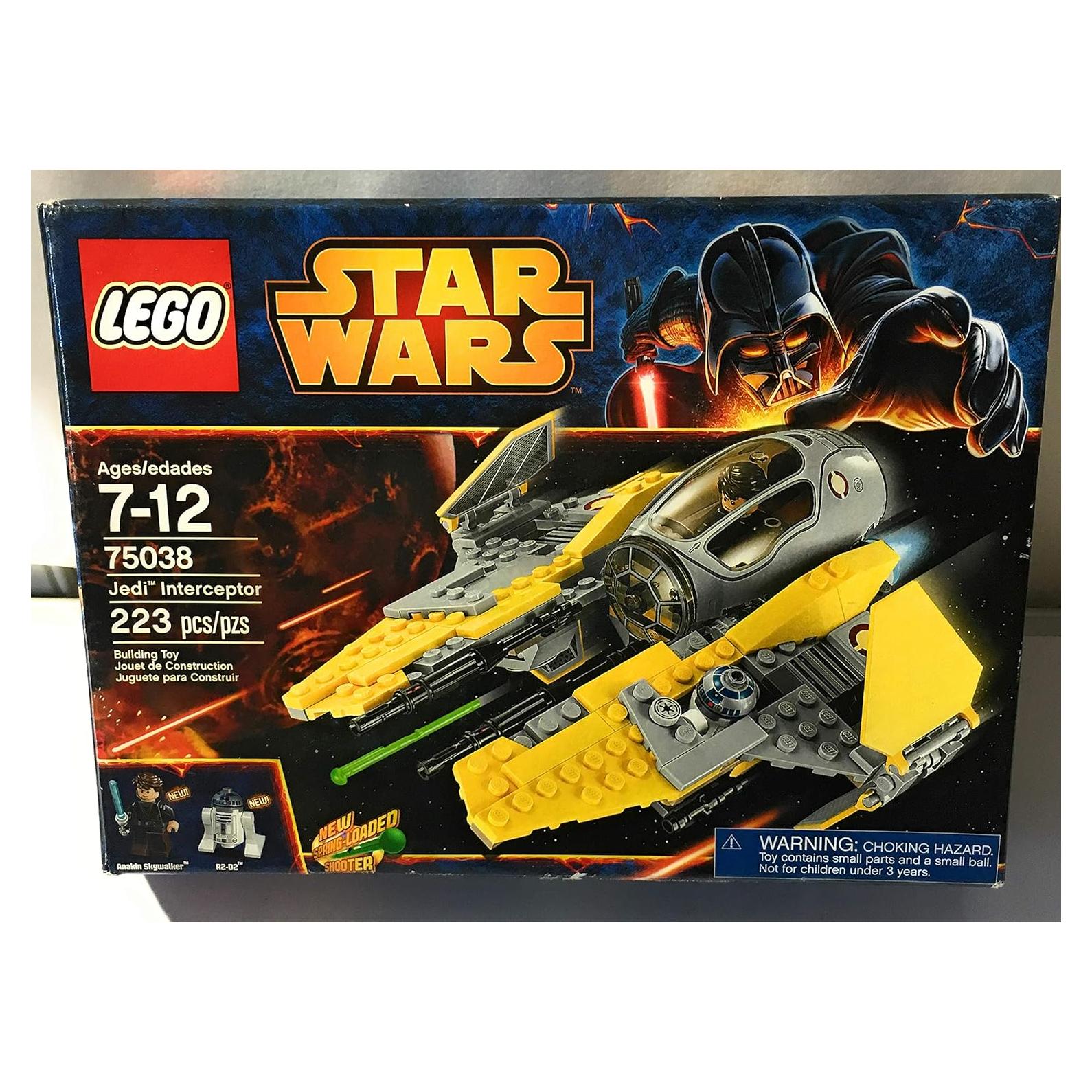 LEGO Star Wars Jedi Interceptor 75038 con Anakin y R2-D2
