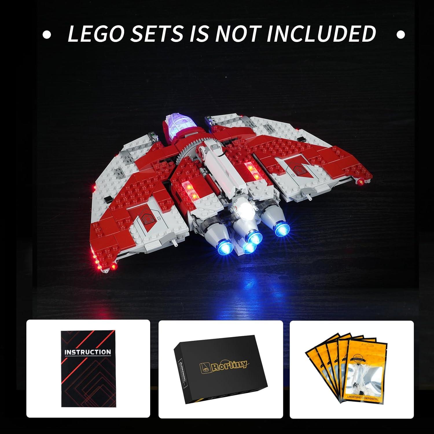 Kit de Luz LED para Lego Ahsoka Tano T-6 Jedi Shuttle 75362