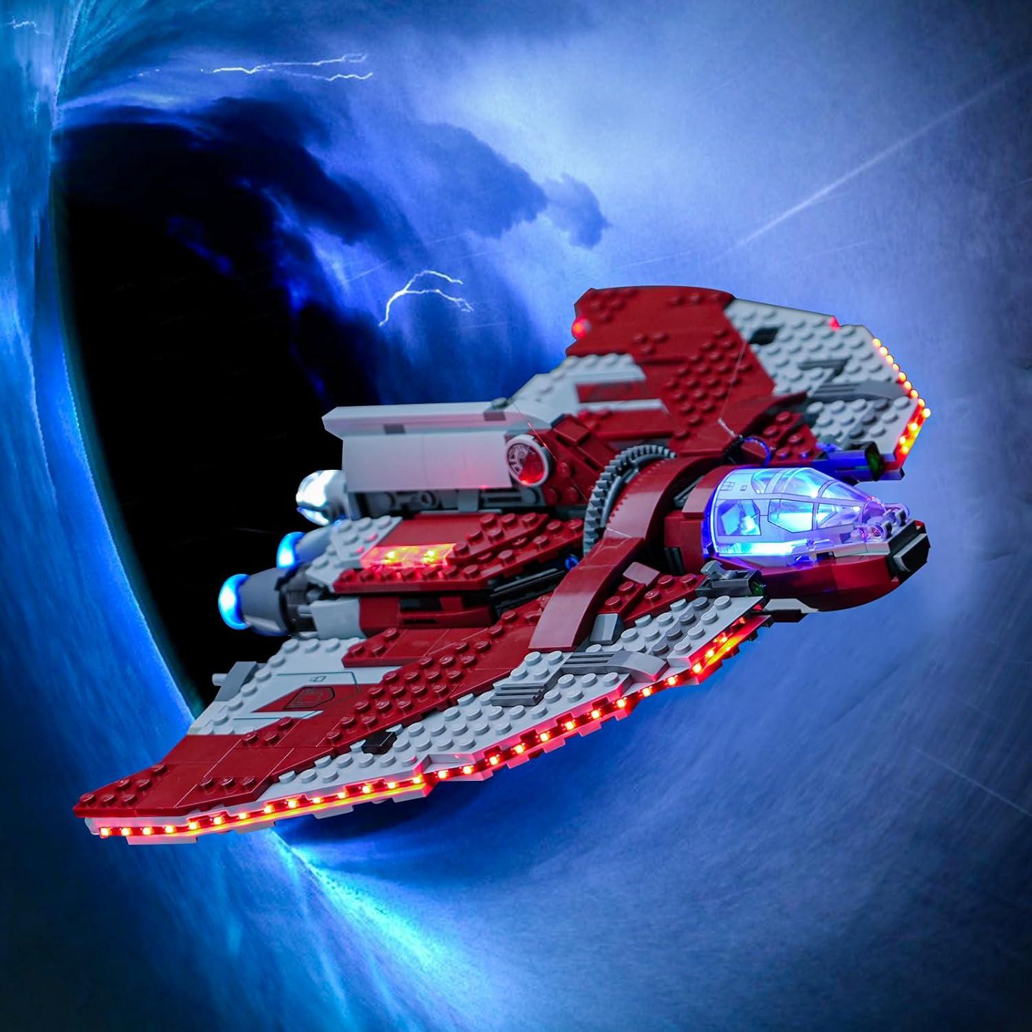 Kit de Luz LED para Lego Ahsoka Tano T-6 Jedi Shuttle 75362