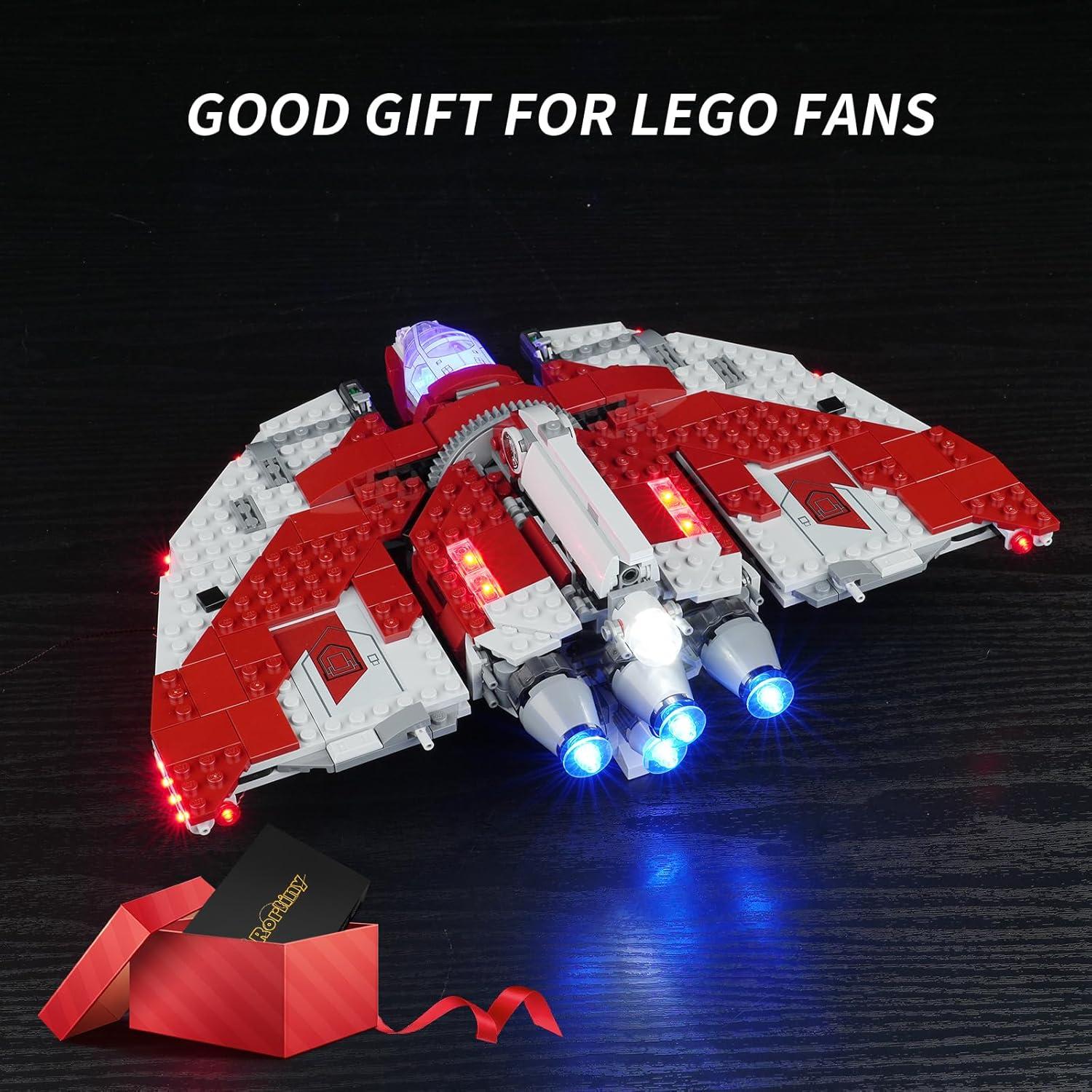 Kit de Luz LED para Lego Ahsoka Tano T-6 Jedi Shuttle 75362