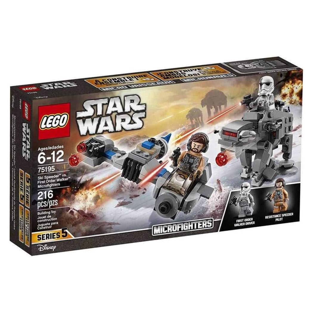 LEGO Star Wars Microfighters 75195 Esquiador y Caminante 216 Piezas