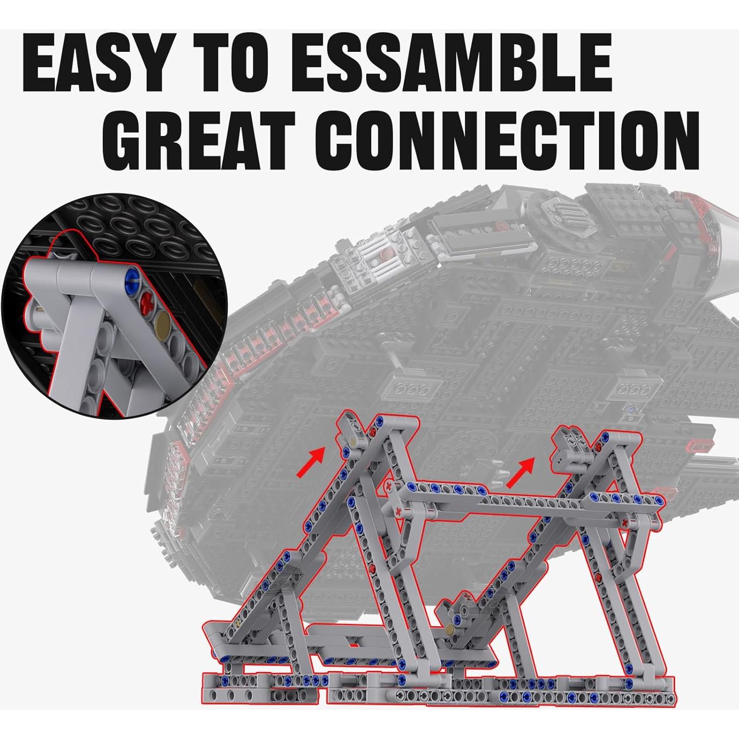 Soporte de Exhibición Lego 75389 Halcón - 216 Piezas