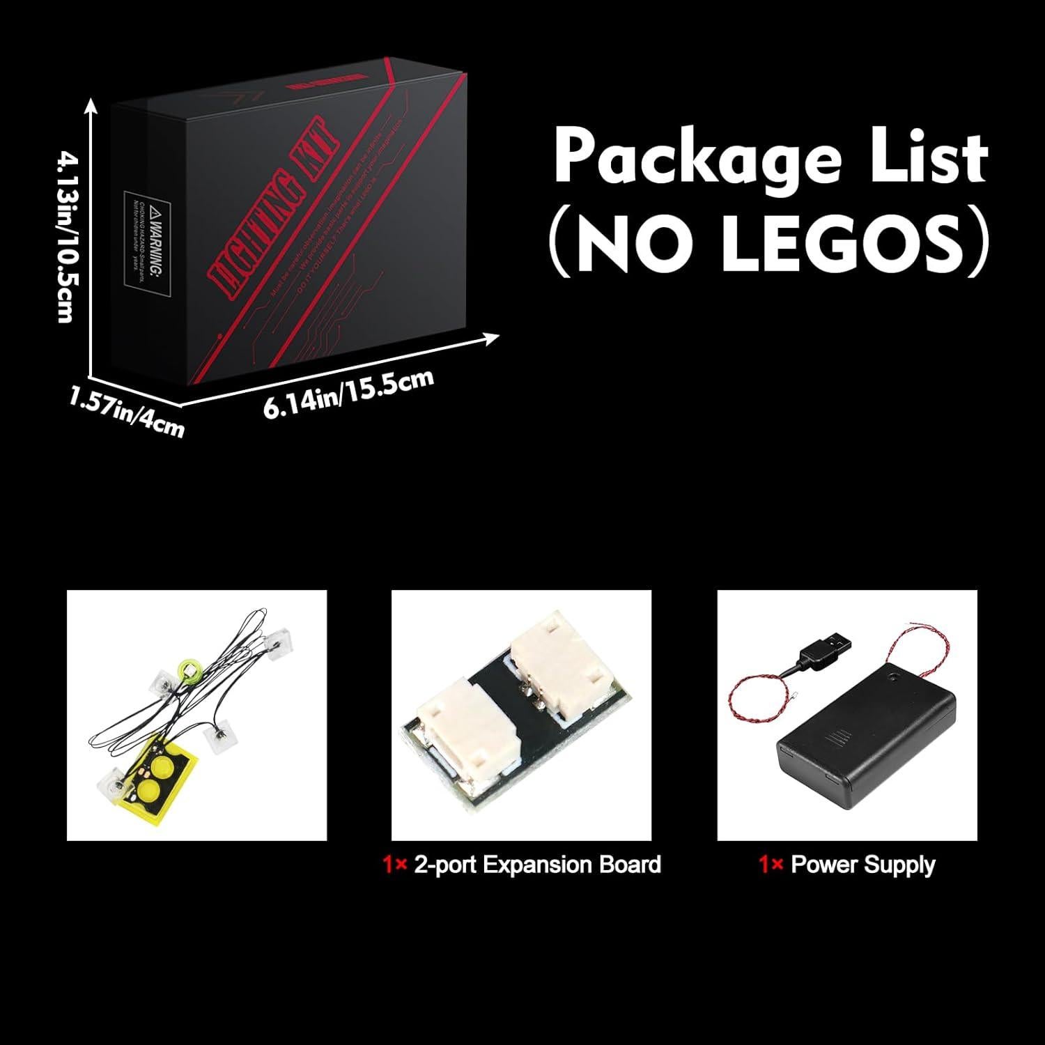 Kit de Iluminación LED Brickshining para Lego Caza Estelar Jedi 75333