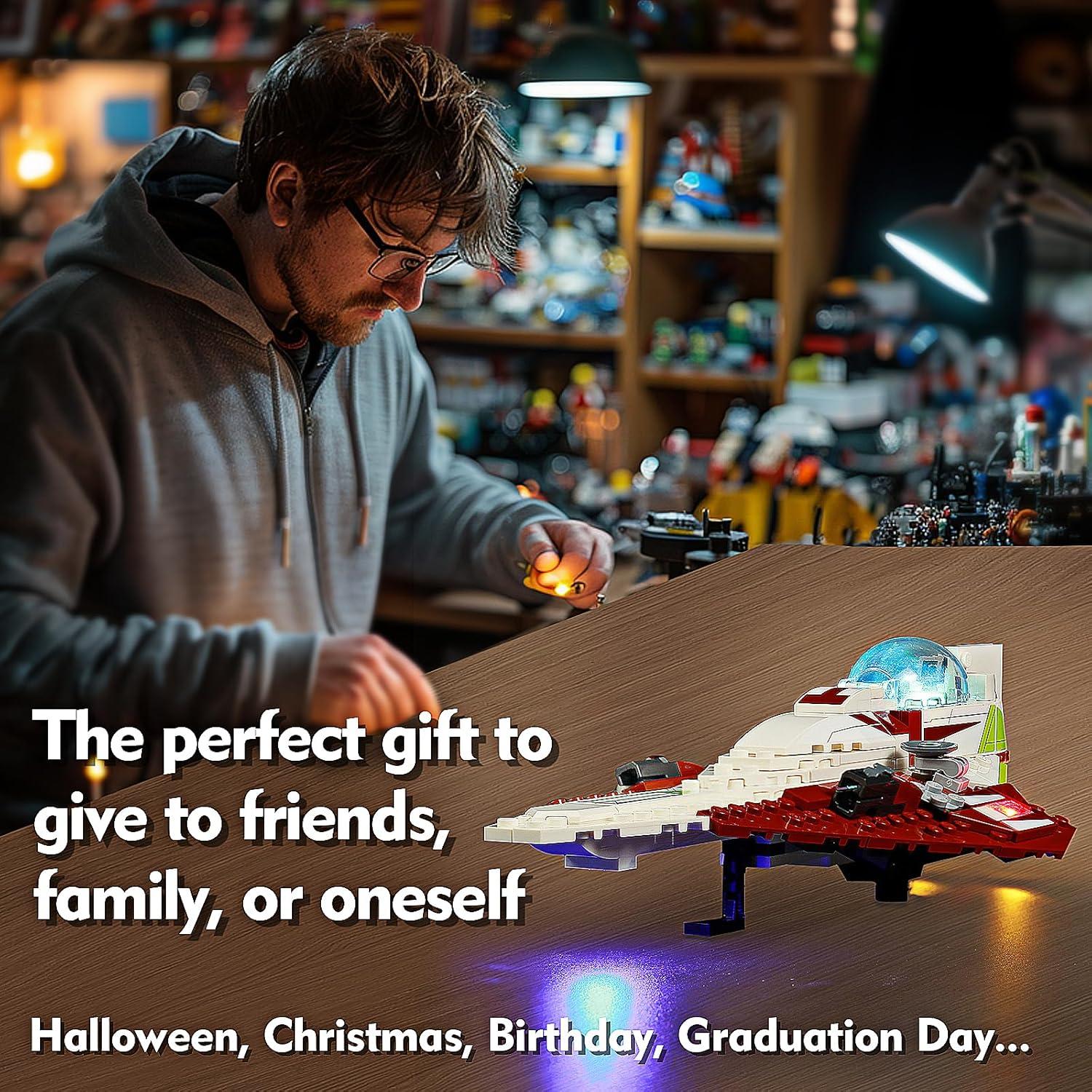 Kit de Iluminación LED Brickshining para Lego Caza Estelar Jedi 75333