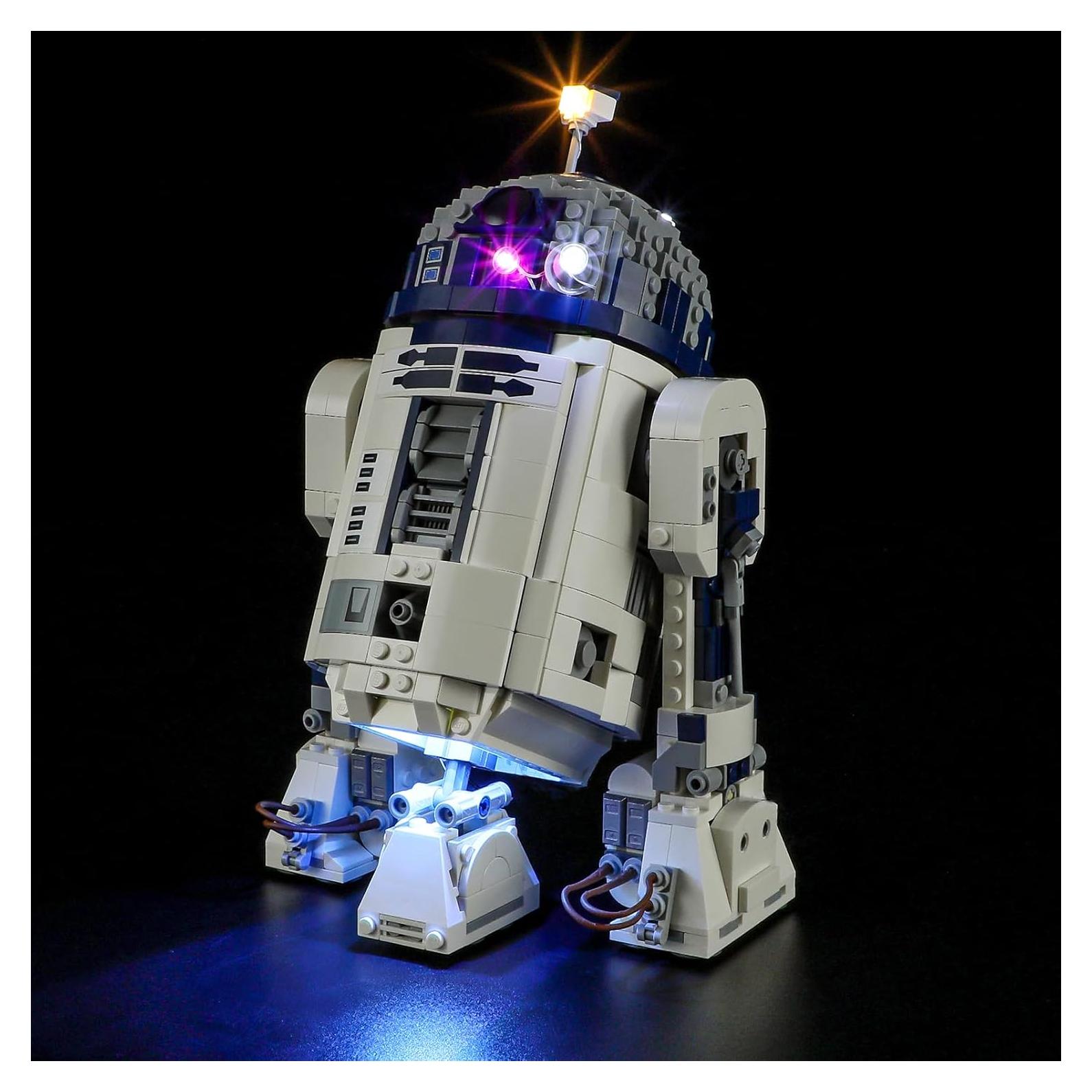 Kit de Luz LED YEABRICKS para LEGO 75379 Star Wars R2-D2