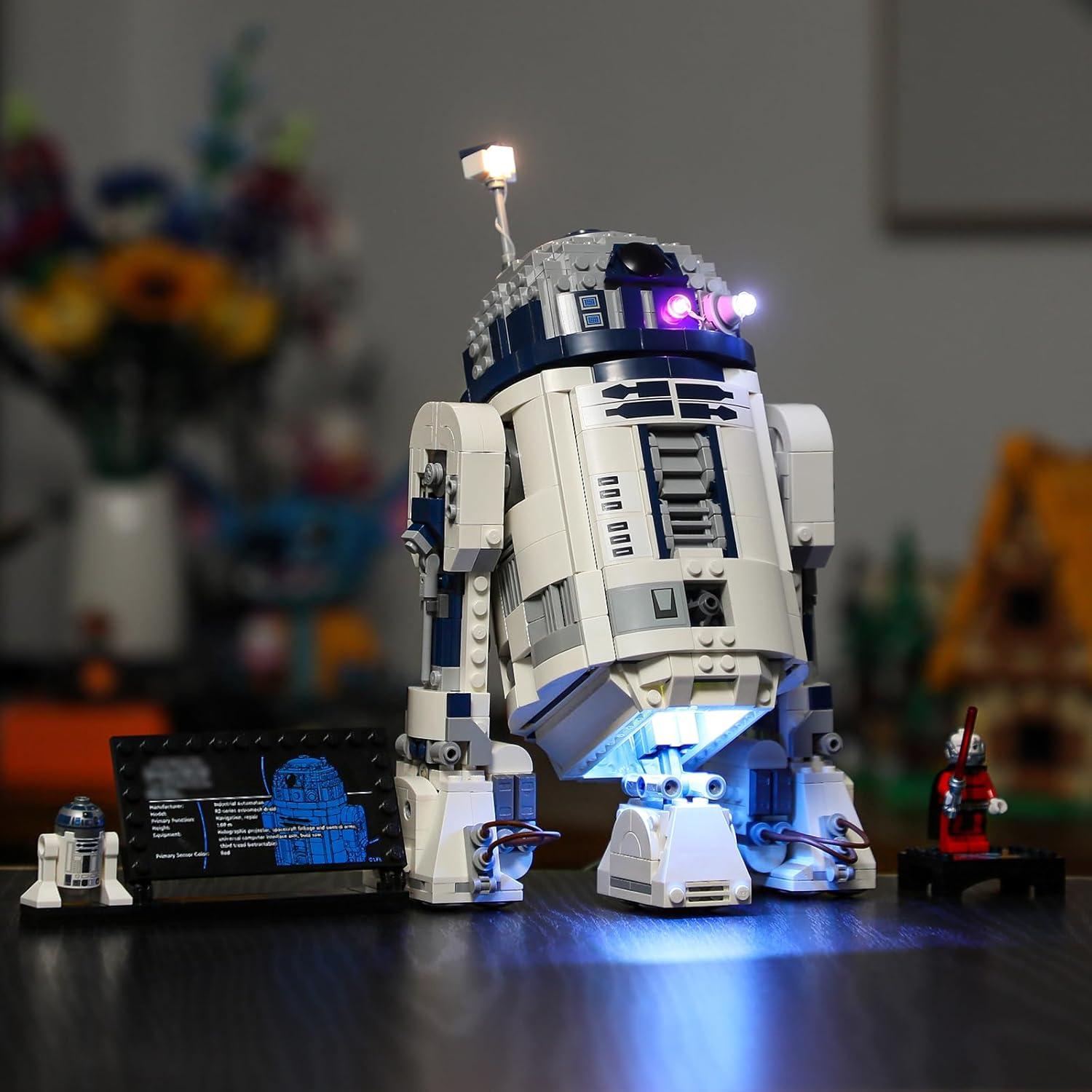 Kit de Luz LED YEABRICKS para LEGO 75379 Star Wars R2-D2
