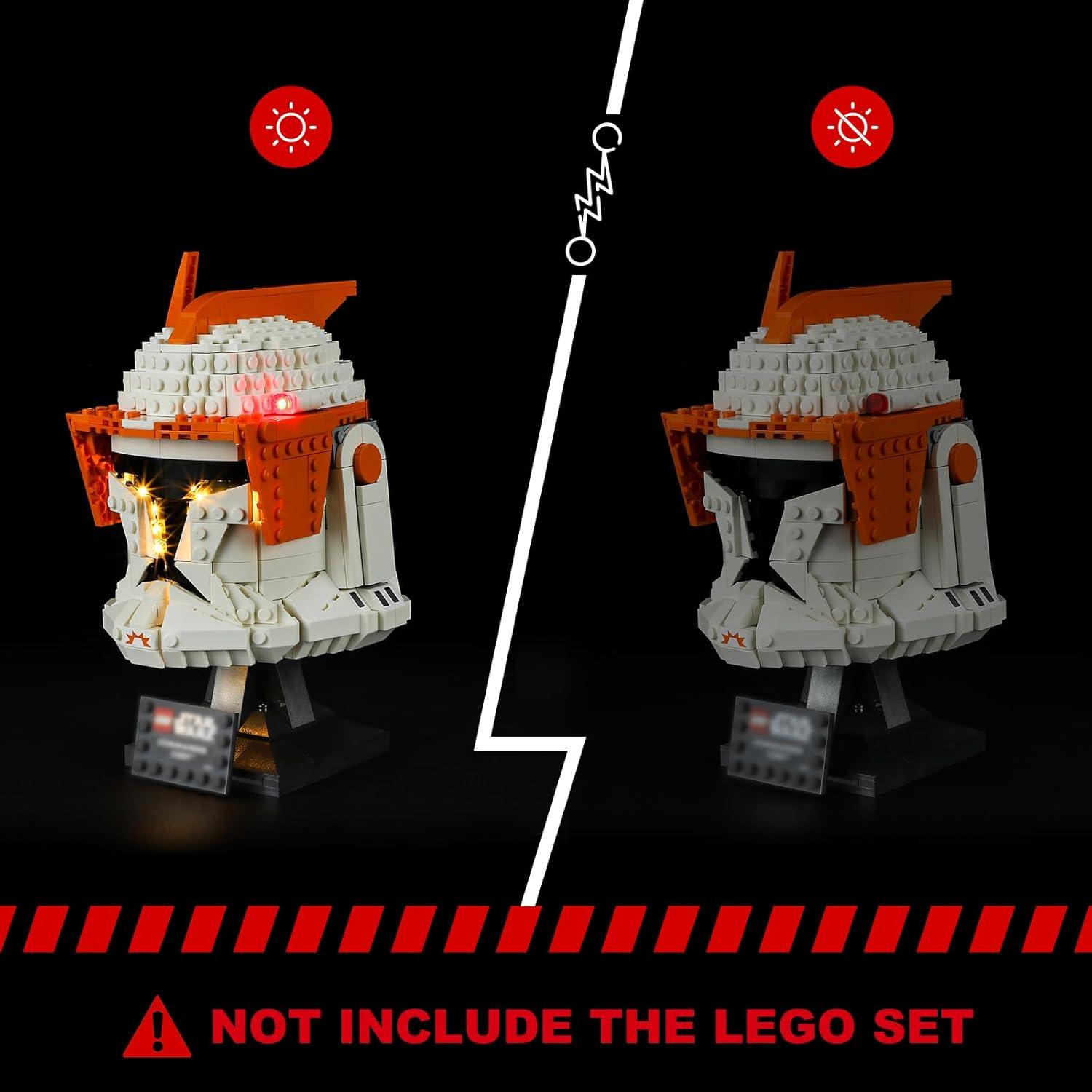 Kit de Iluminación LED BRIKSMAX para LEGO 75350 Casco Cody