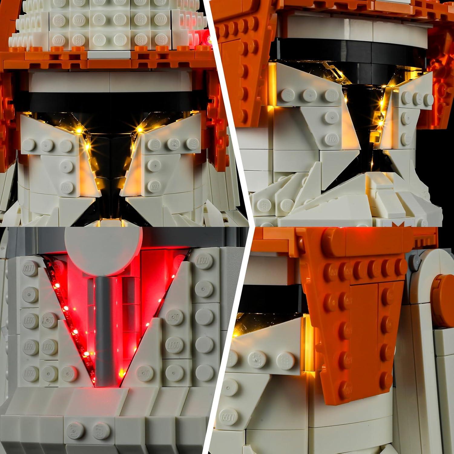 Kit de Iluminación LED BRIKSMAX para LEGO 75350 Casco Cody