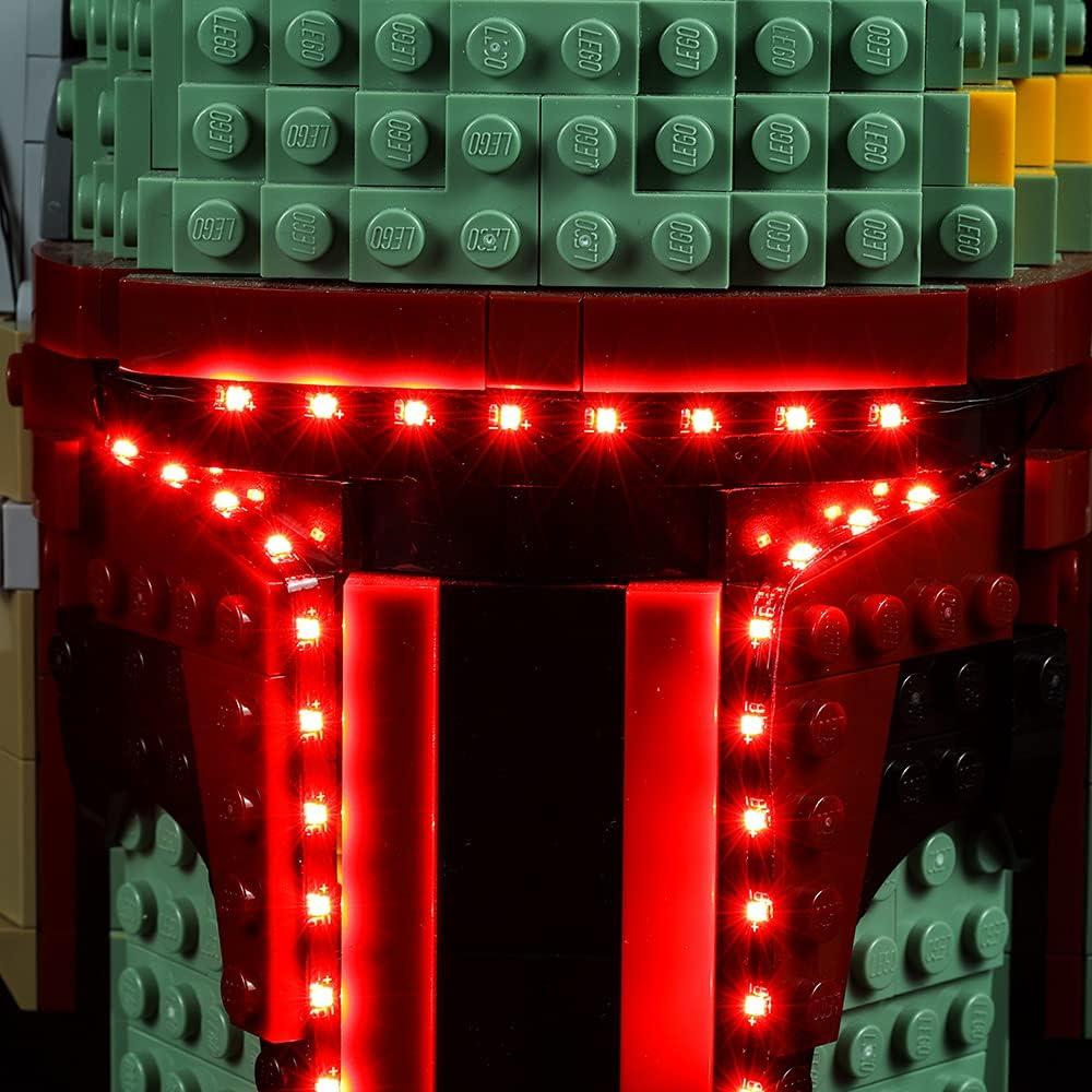 Kit de luz LED para Lego 75277 Casco Boba Fett SIROD