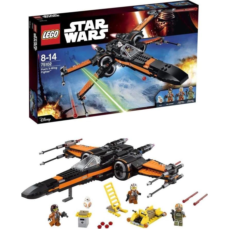 LEGO Star Wars Caza Estelar de Poe 75102 1.05kg 48x6.1x28.19cm
