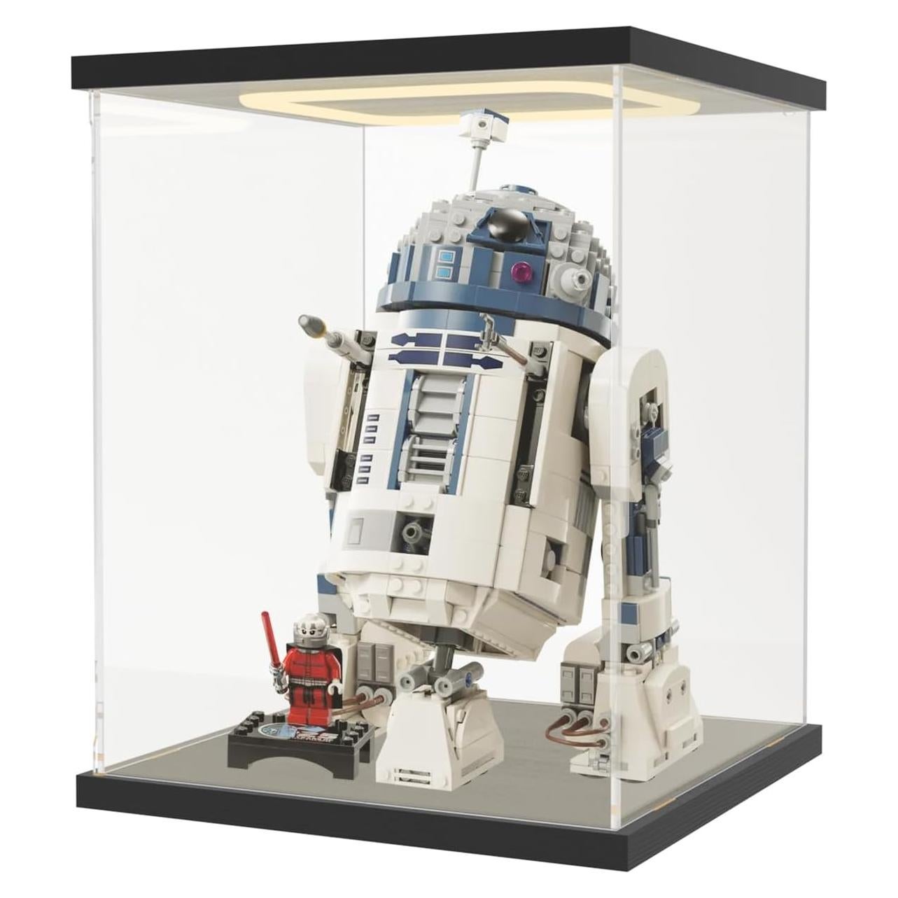 Caja de Exhibición Acrílica Nynelly 20x20x25 cm con Luz LED