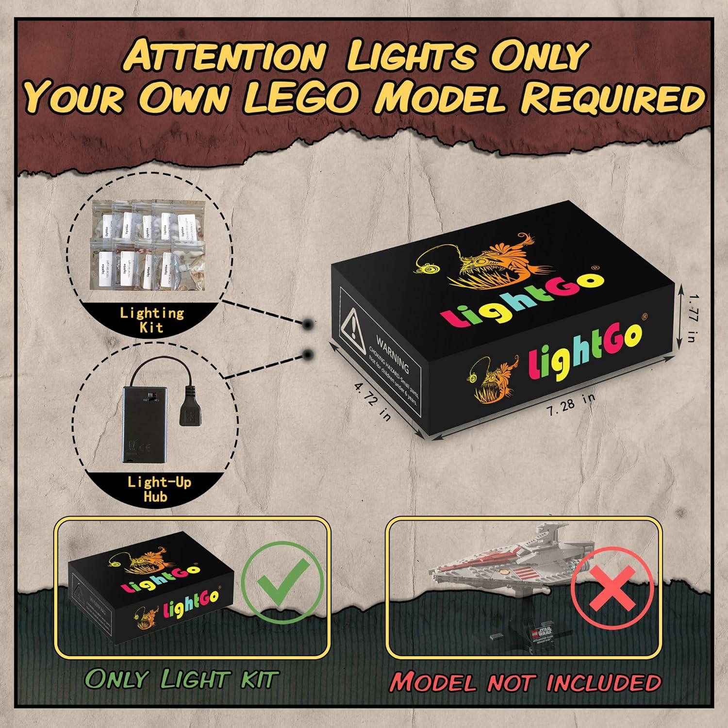 Kit de Iluminación LED LightGo para Lego 75404 - Sin Modelo
