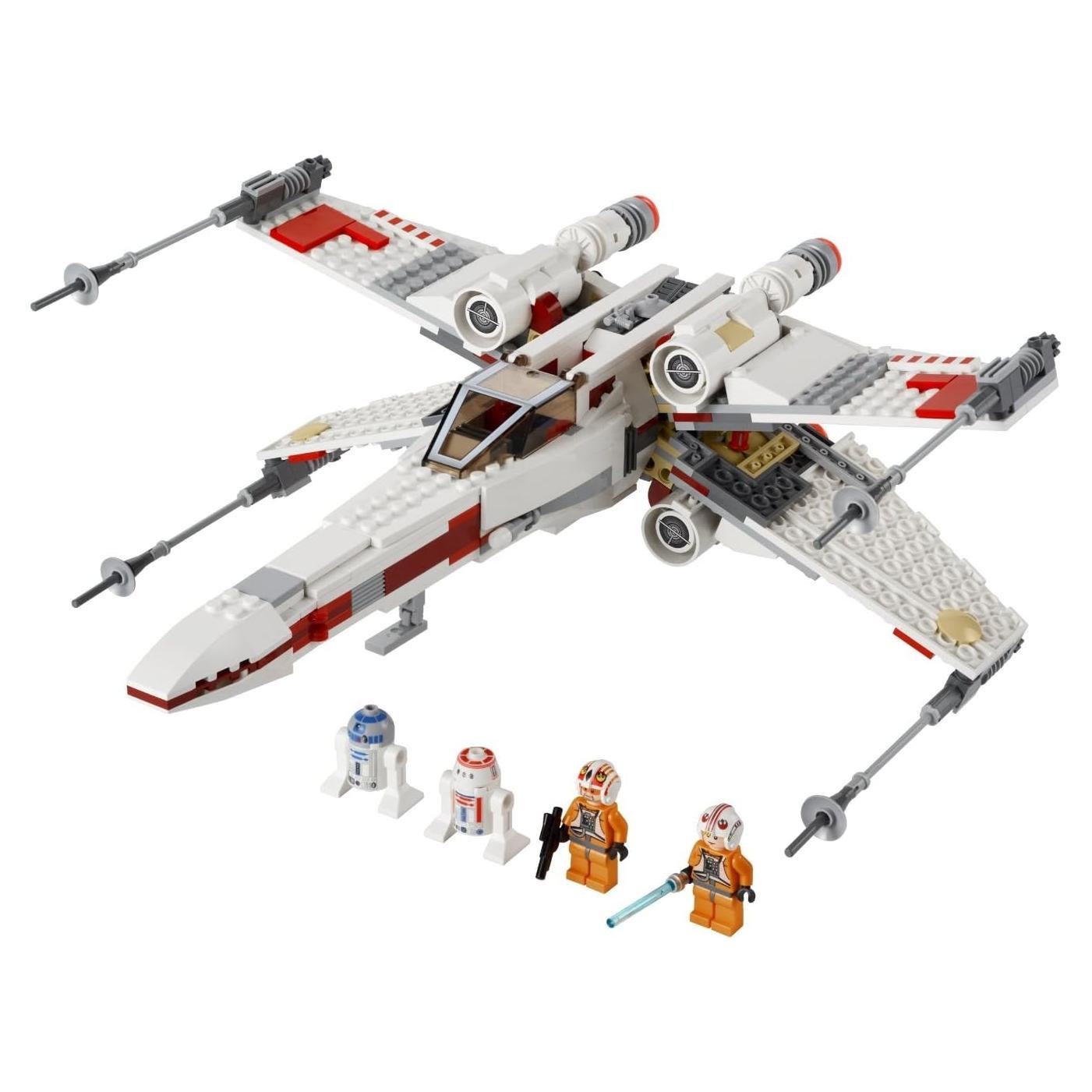 LEGO Star Wars Caza Estelar X-wing 9493 con 4 Minifiguras