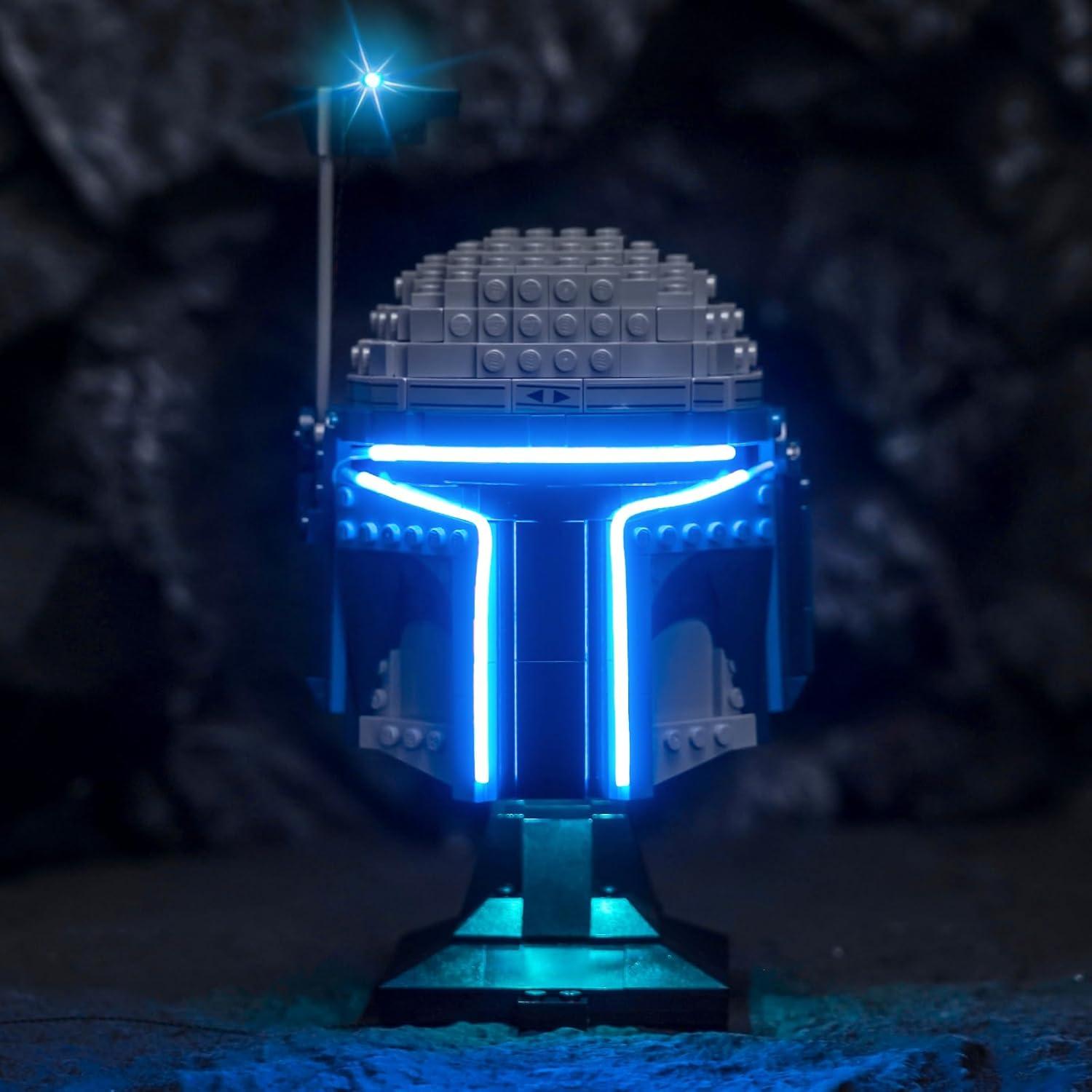 Iluminación LED Brickshining para Casco Jango Fett LEGO 75408