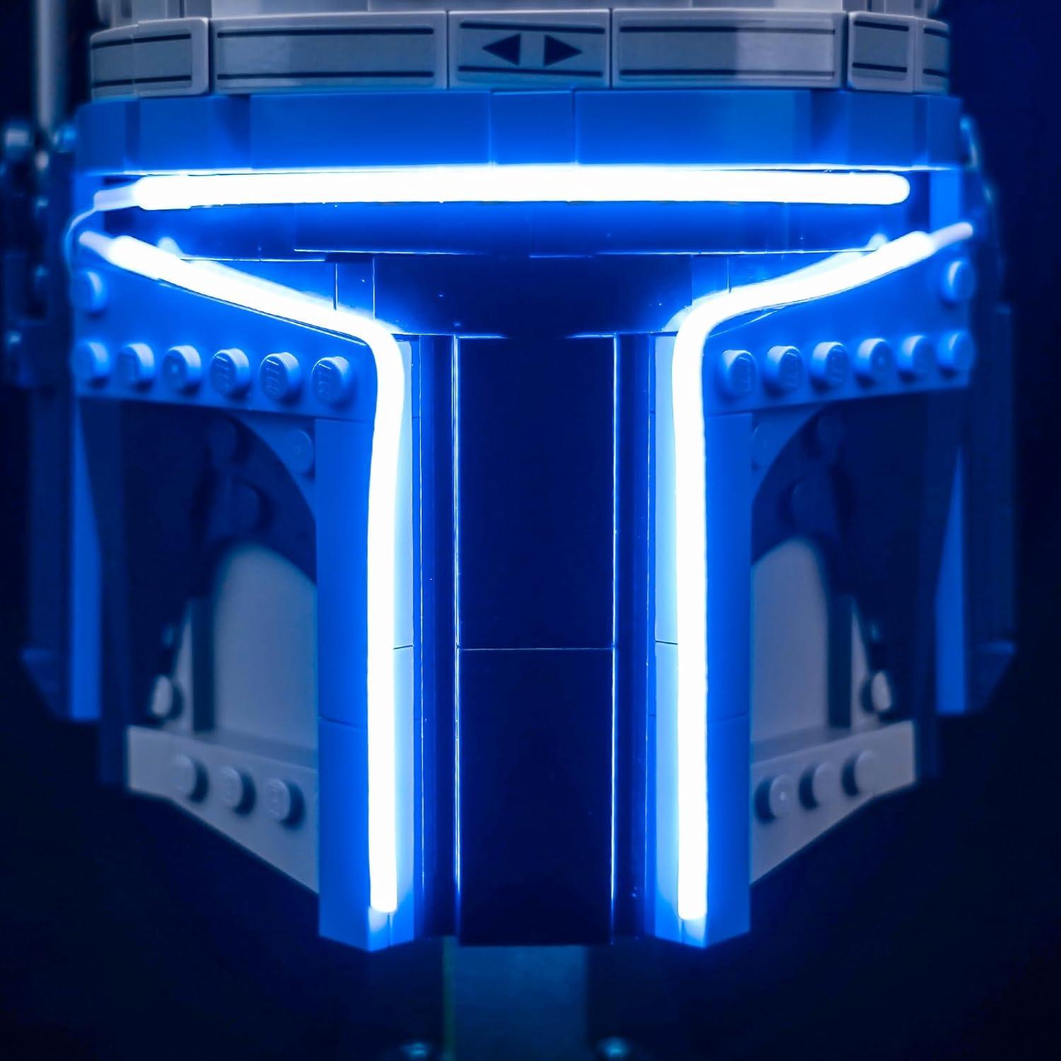 Iluminación LED Brickshining para Casco Jango Fett LEGO 75408