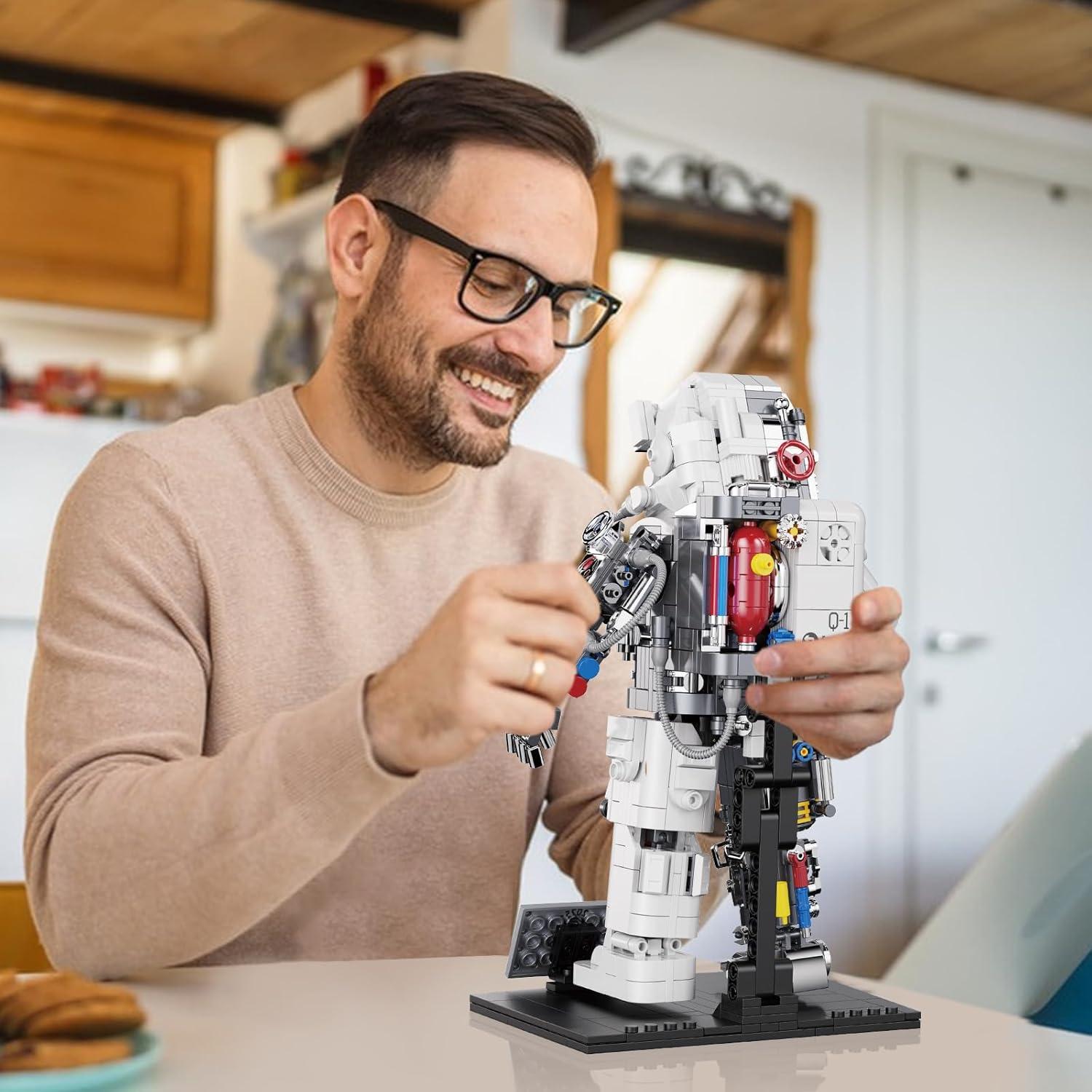 Juego de Construcción Astronauta Espacial Shantou 907 Piezas