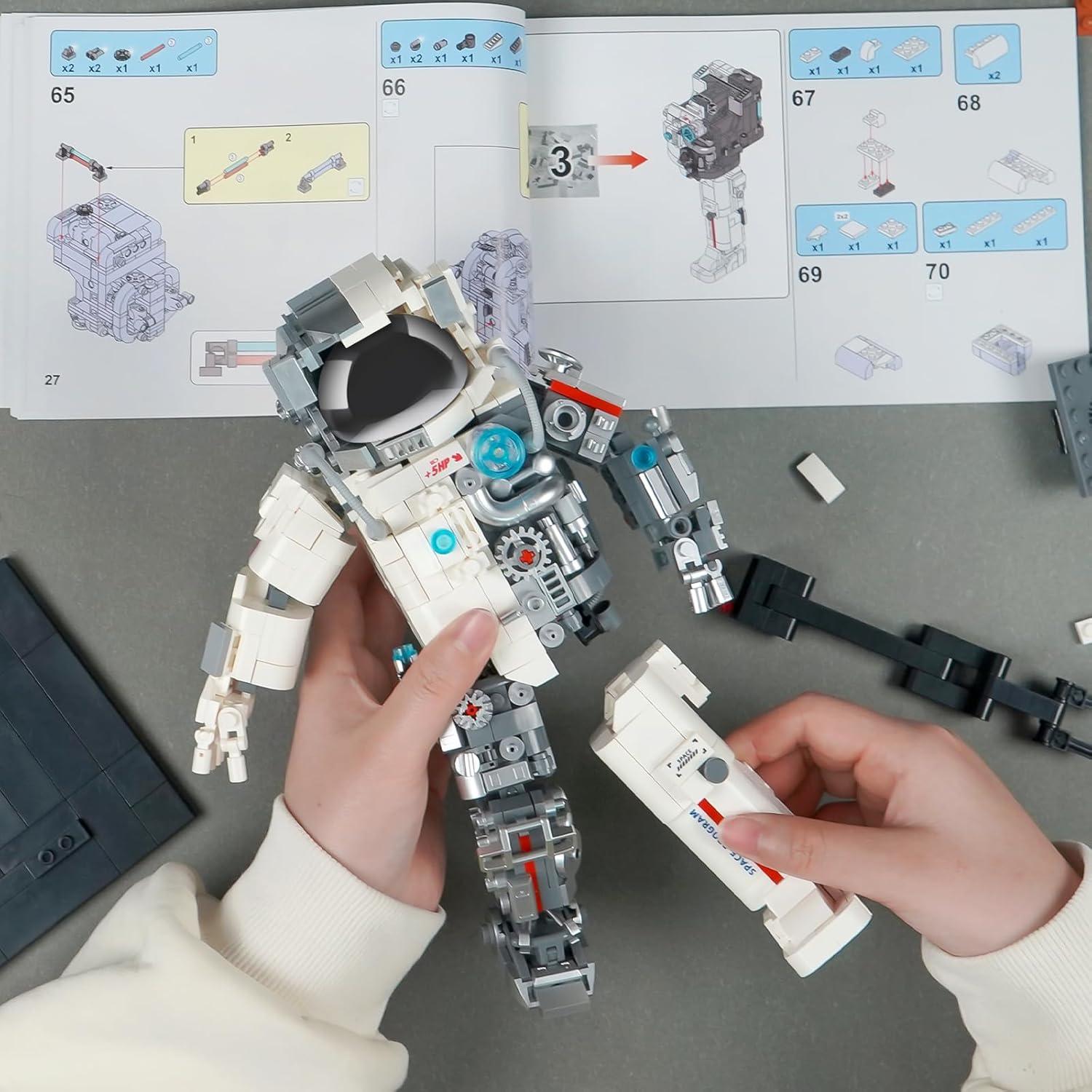 Juego de Construcción Astronauta Espacial Shantou 907 Piezas