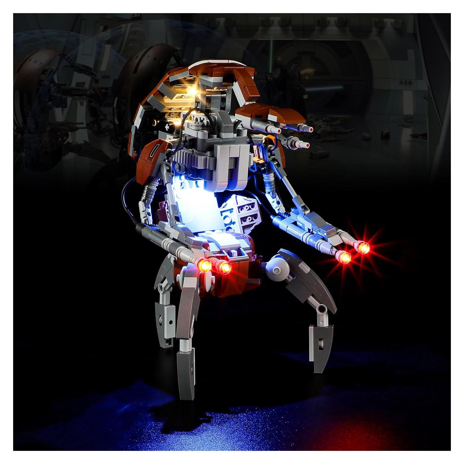 Kit de Luz BOOZUU para LEGO 75381 Droideka - Iluminación LED