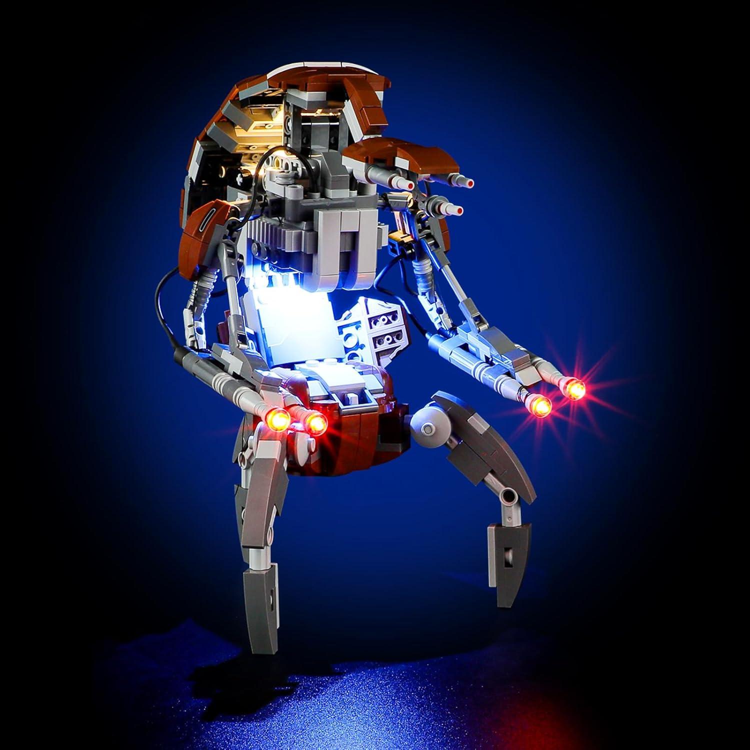Kit de Luz BOOZUU para LEGO 75381 Droideka - Iluminación LED