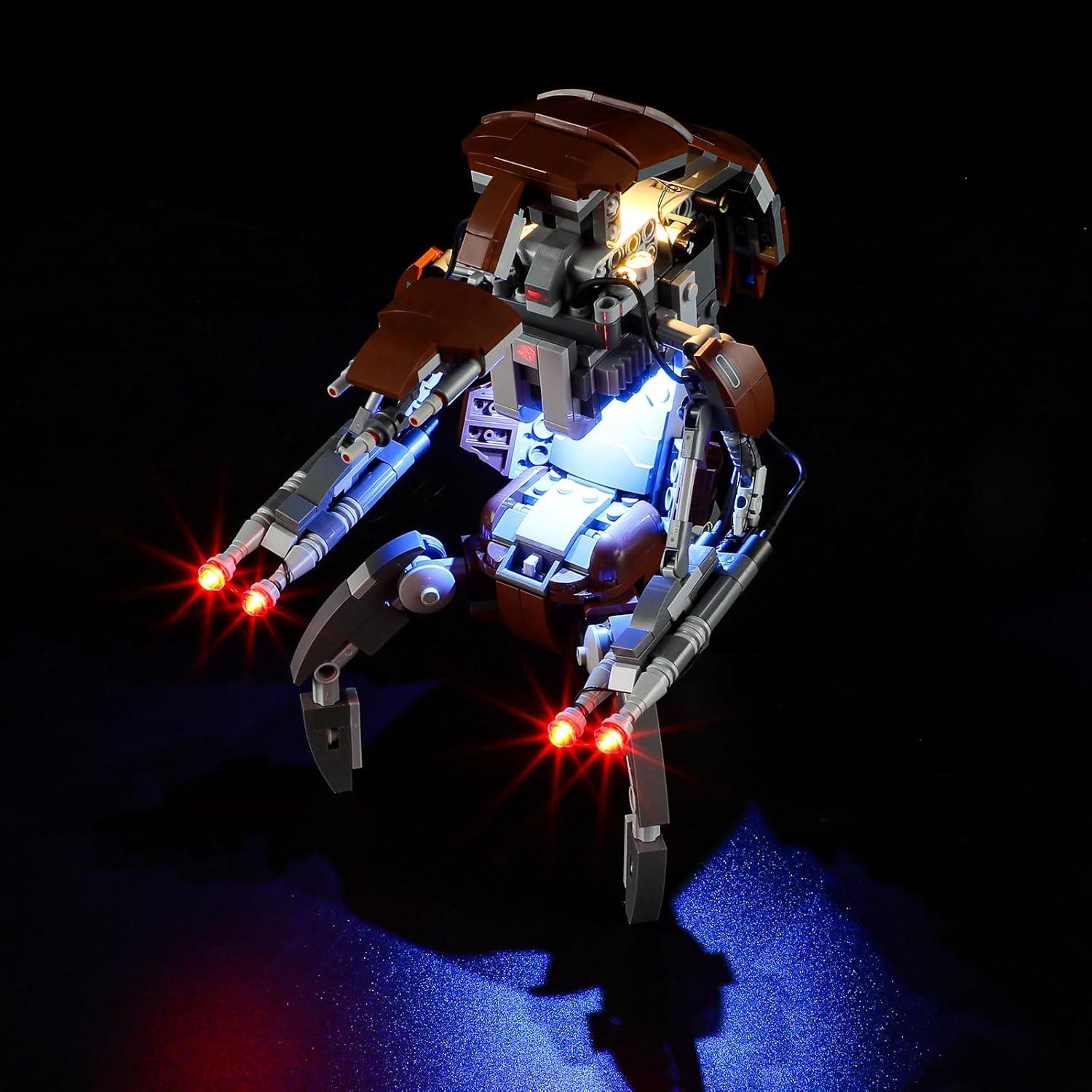 Kit de Luz BOOZUU para LEGO 75381 Droideka - Iluminación LED
