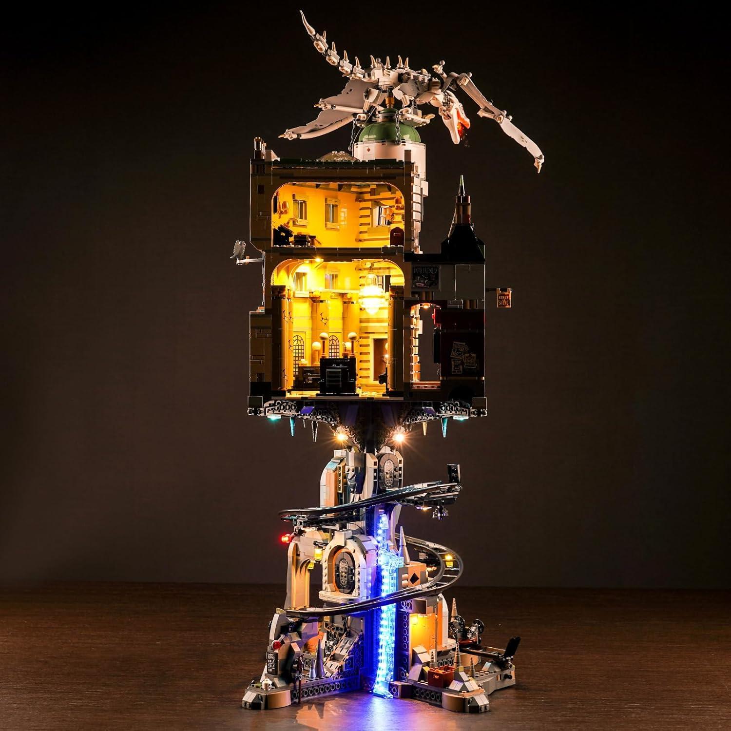 Kit de Luz LED Hilighting para LEGO Gringotts 76417
