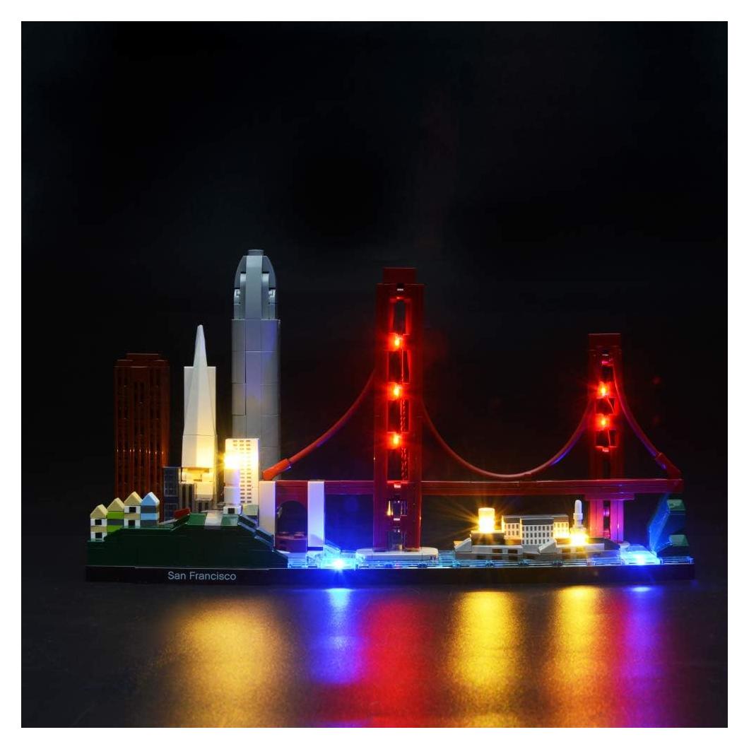 Kit de Iluminación LED BRIKSMAX para Lego 21043 San Francisco