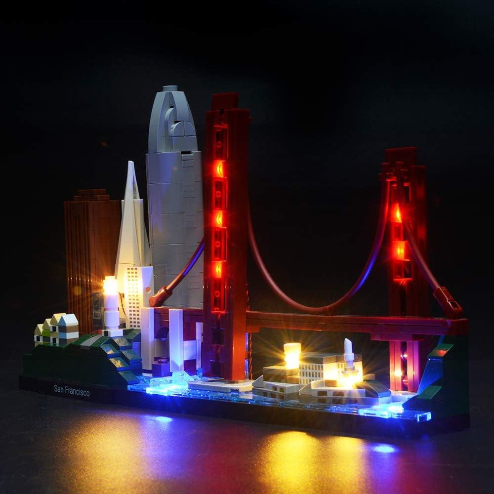 Kit de Iluminación LED BRIKSMAX para Lego 21043 San Francisco