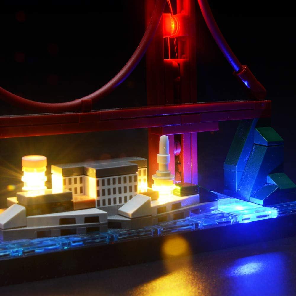 Kit de Iluminación LED BRIKSMAX para Lego 21043 San Francisco