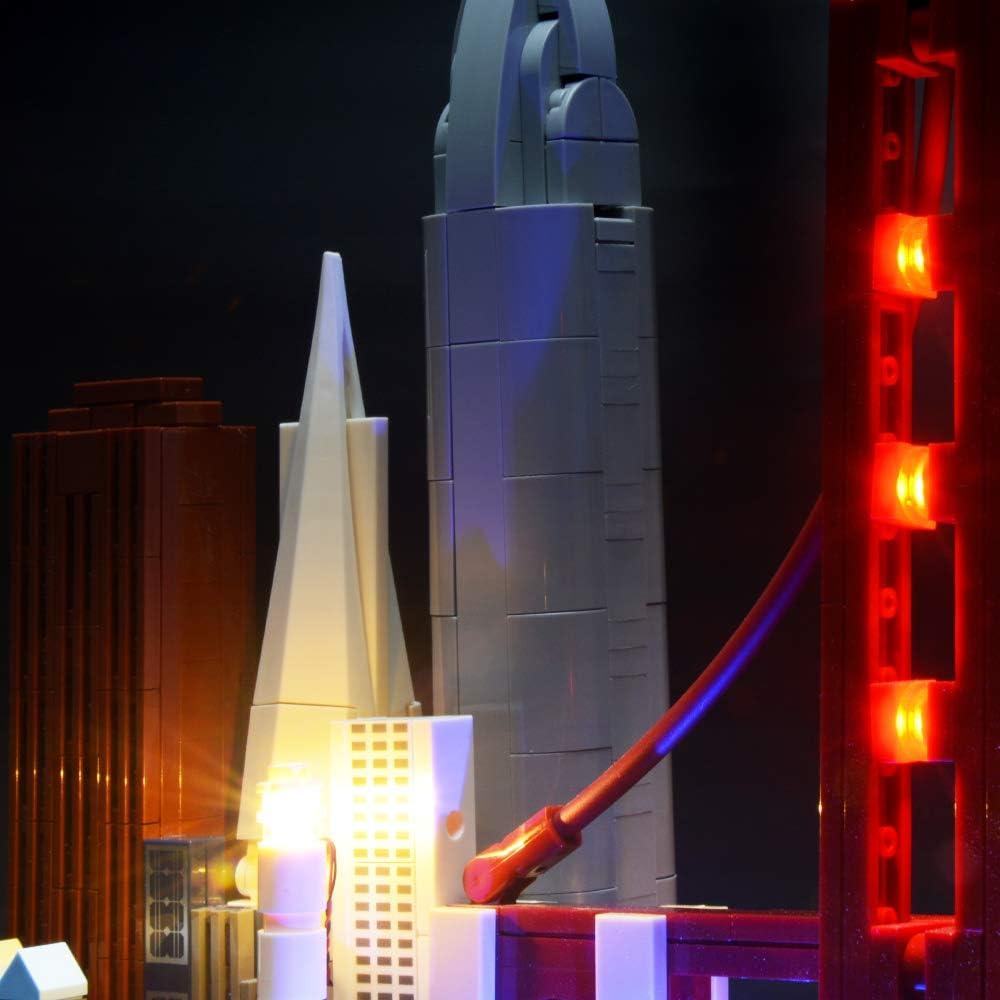 Kit de Iluminación LED BRIKSMAX para Lego 21043 San Francisco